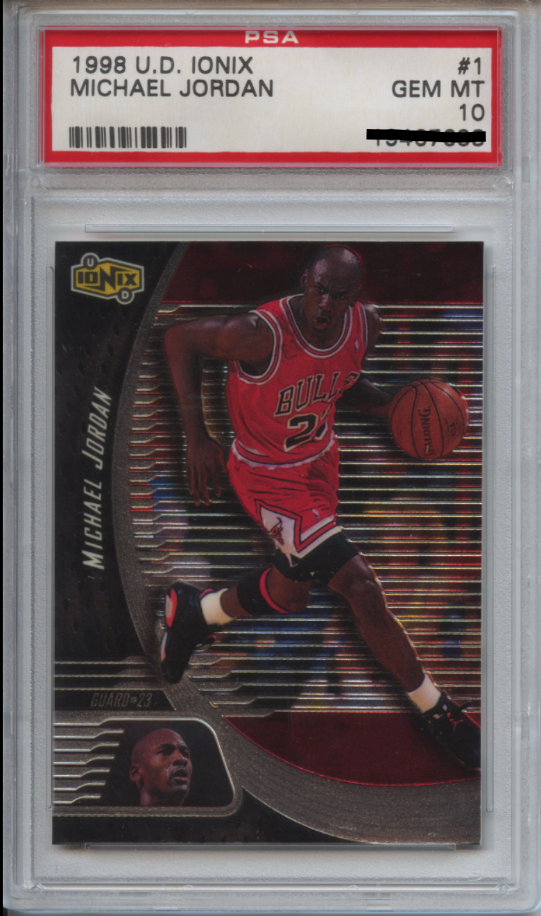 1998 Upper Deck Ionix Micheal Jordan #1 PSA 10