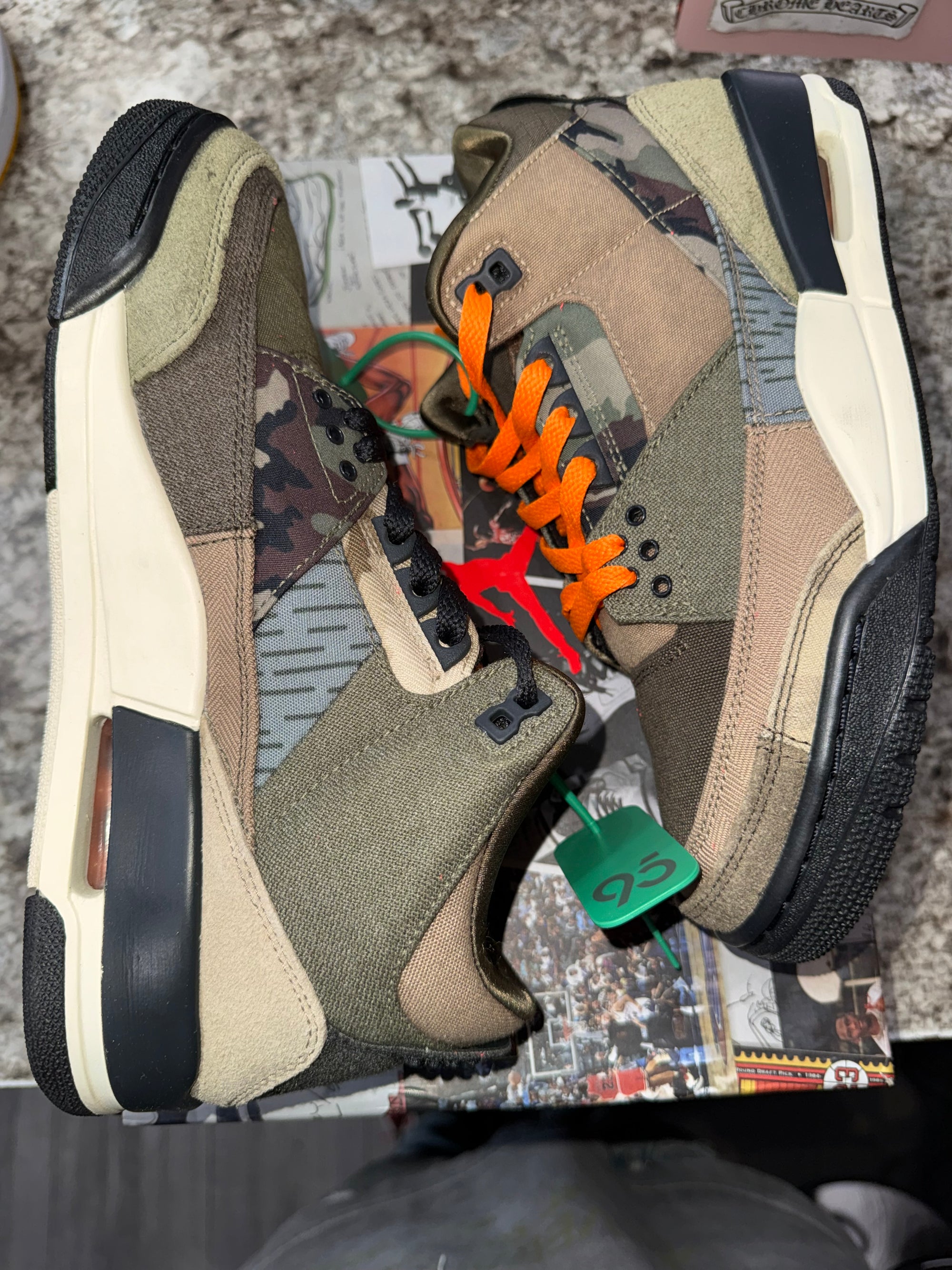 Jordan 3 Retro Patchwork Camo