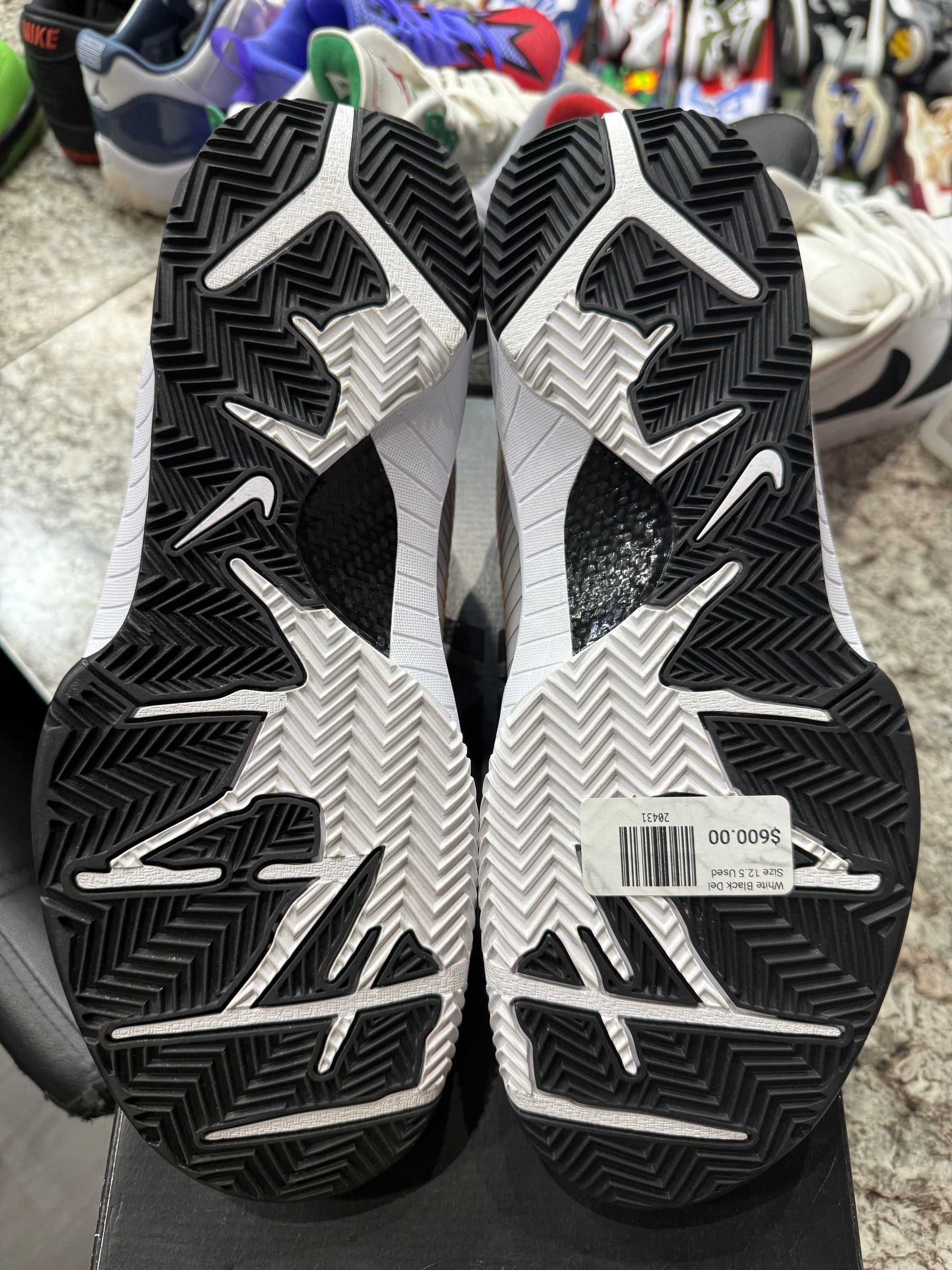 Nike Kobe 4 Protro White Black Del Sol (YARD SALE)