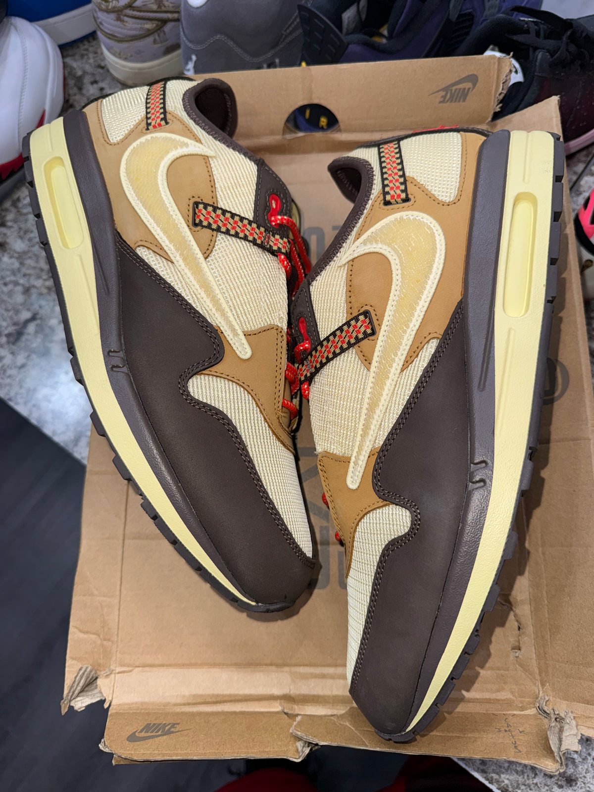 Nike Air Max 1 Travis Scott Cactus Jack Baroque Brown