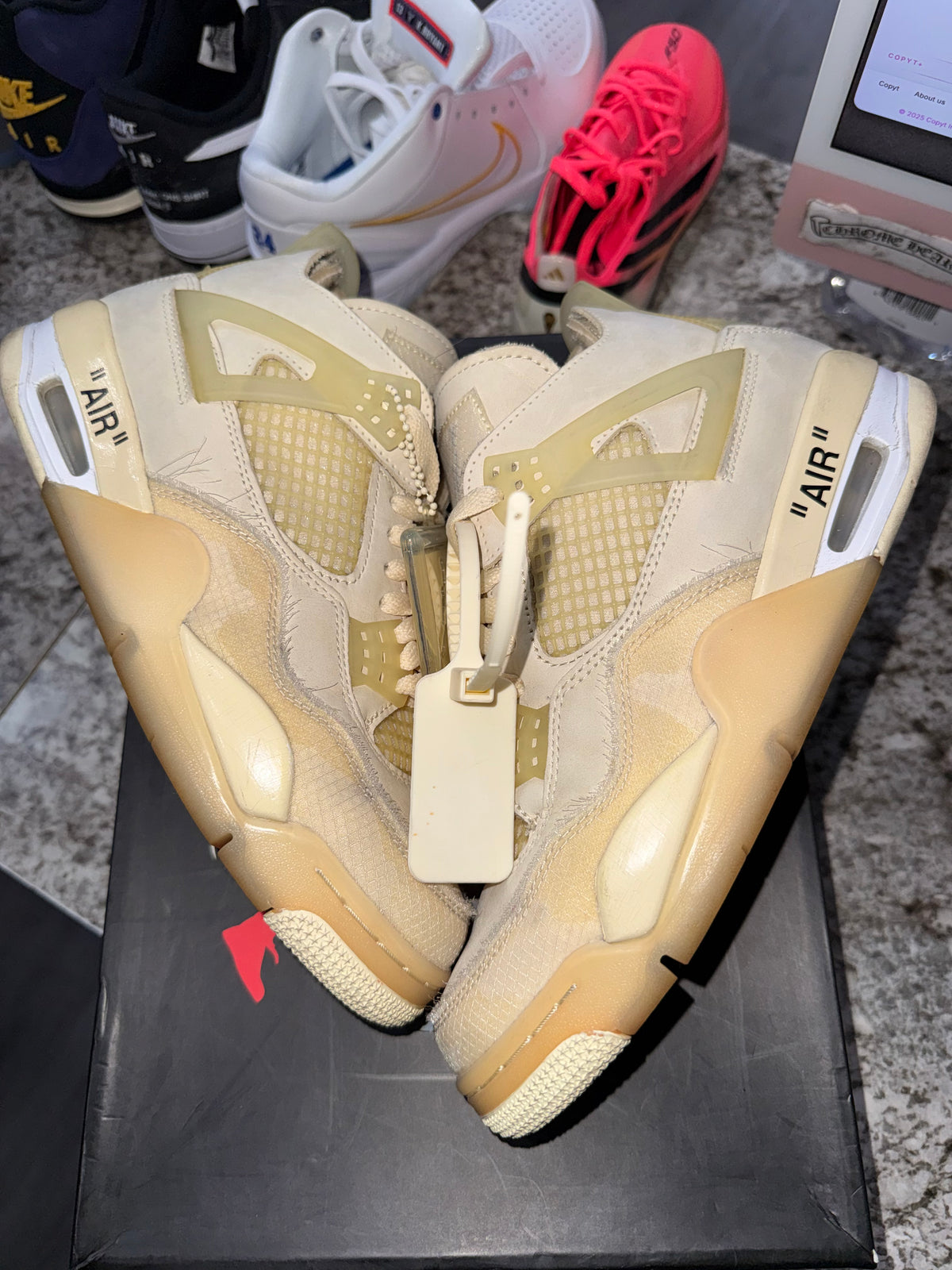 Jordan 4 Retro Off-White Sail (Women's)