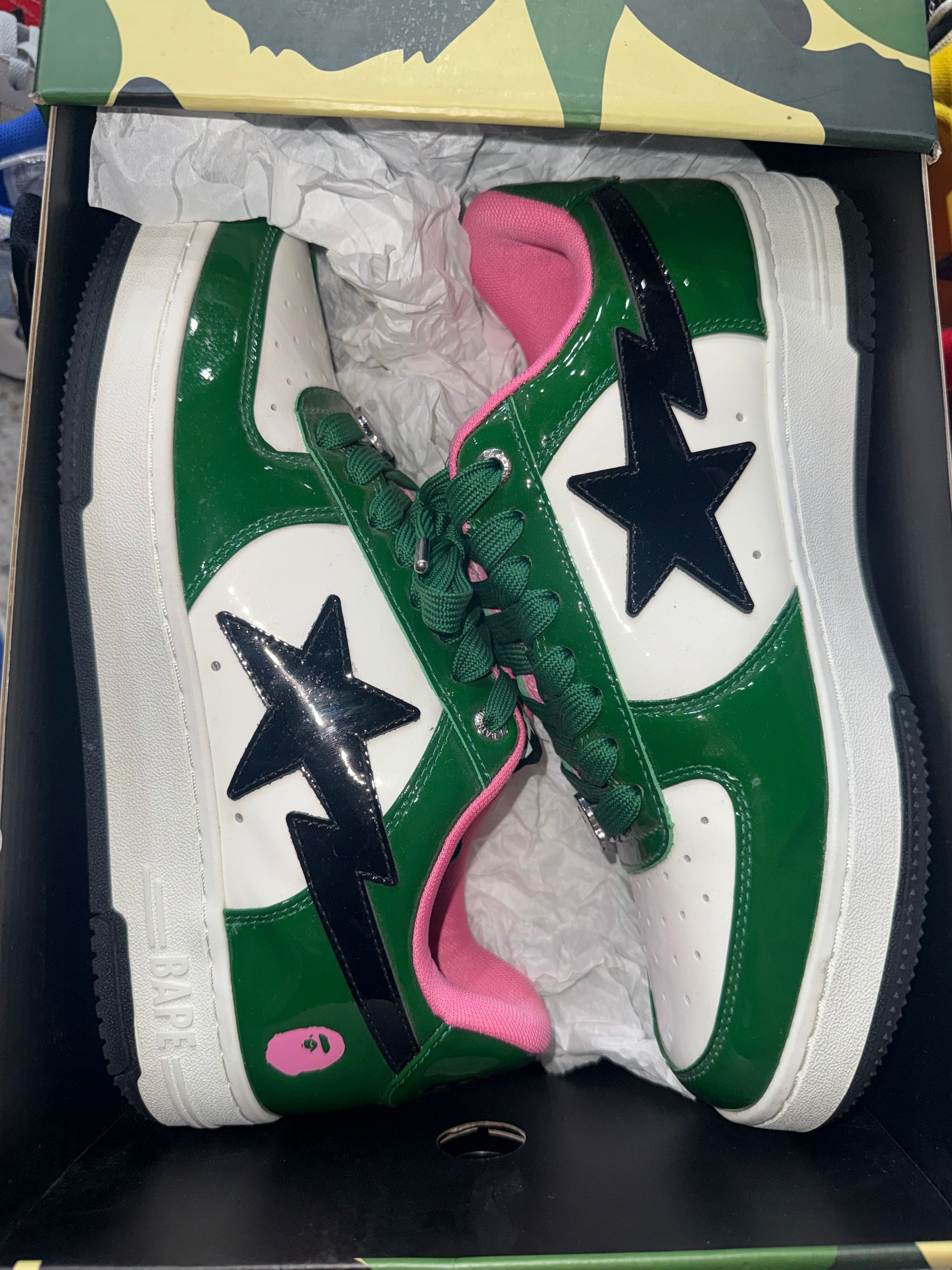 A Bathing Ape Bape Sta #1 Green