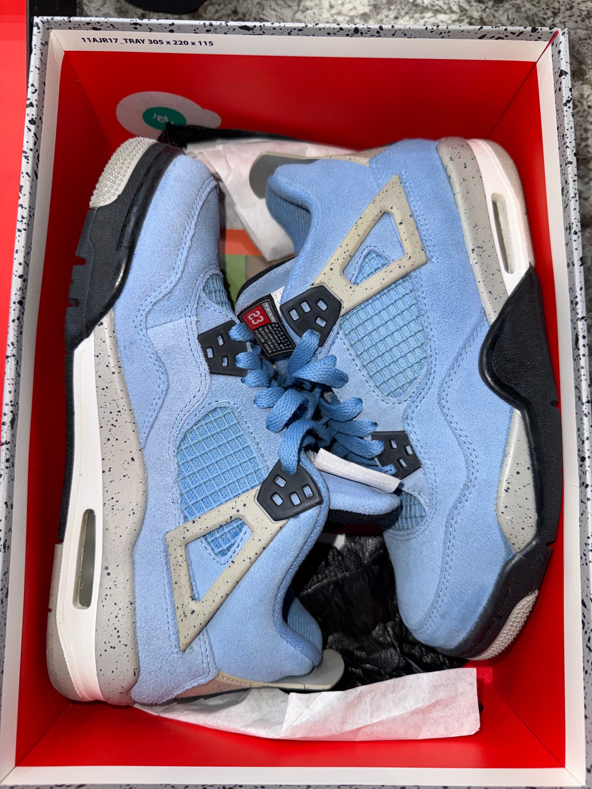 Jordan 4 Retro University Blue (GS)