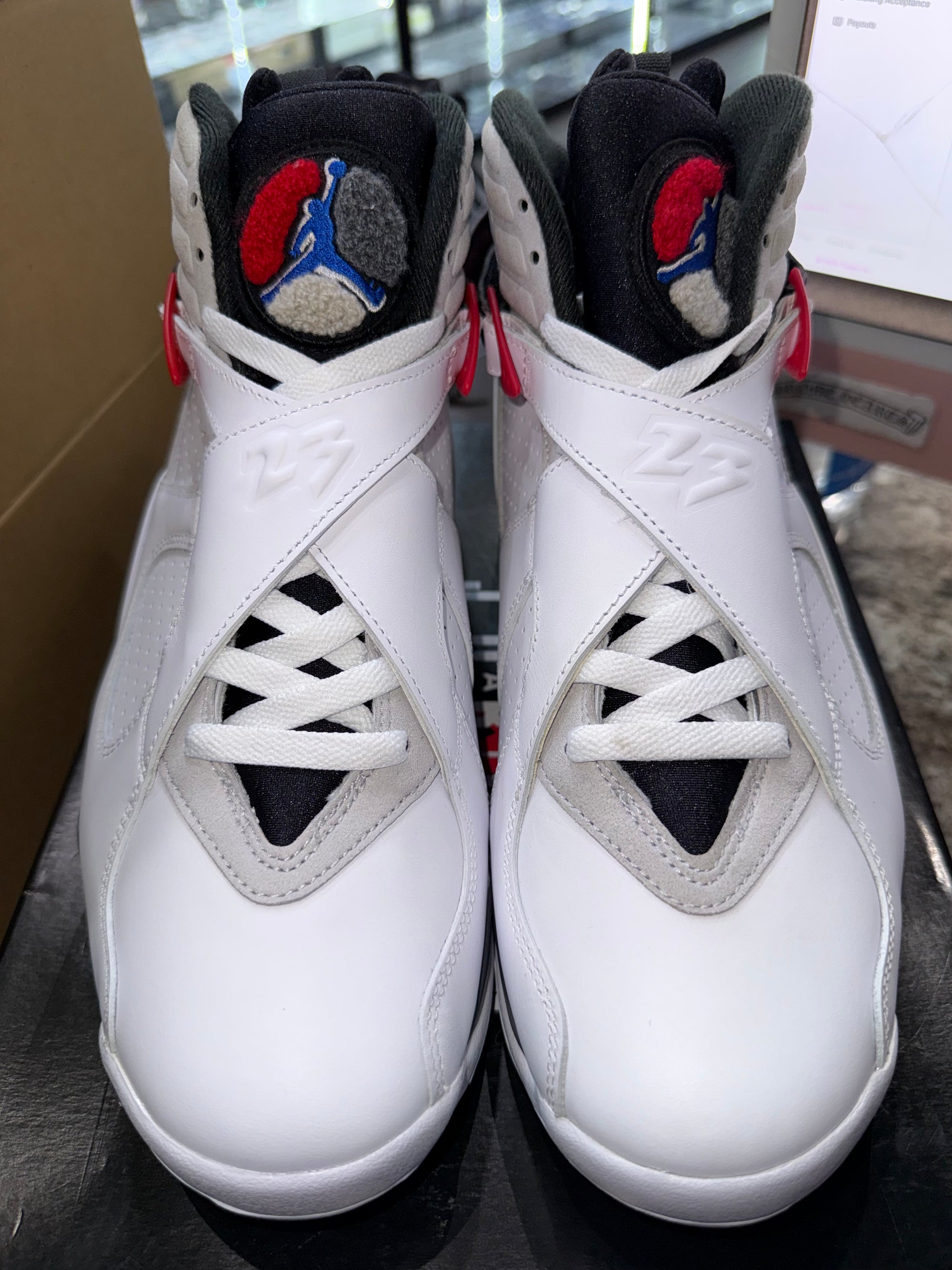 Jordan 8 Retro White True Red (2025)
