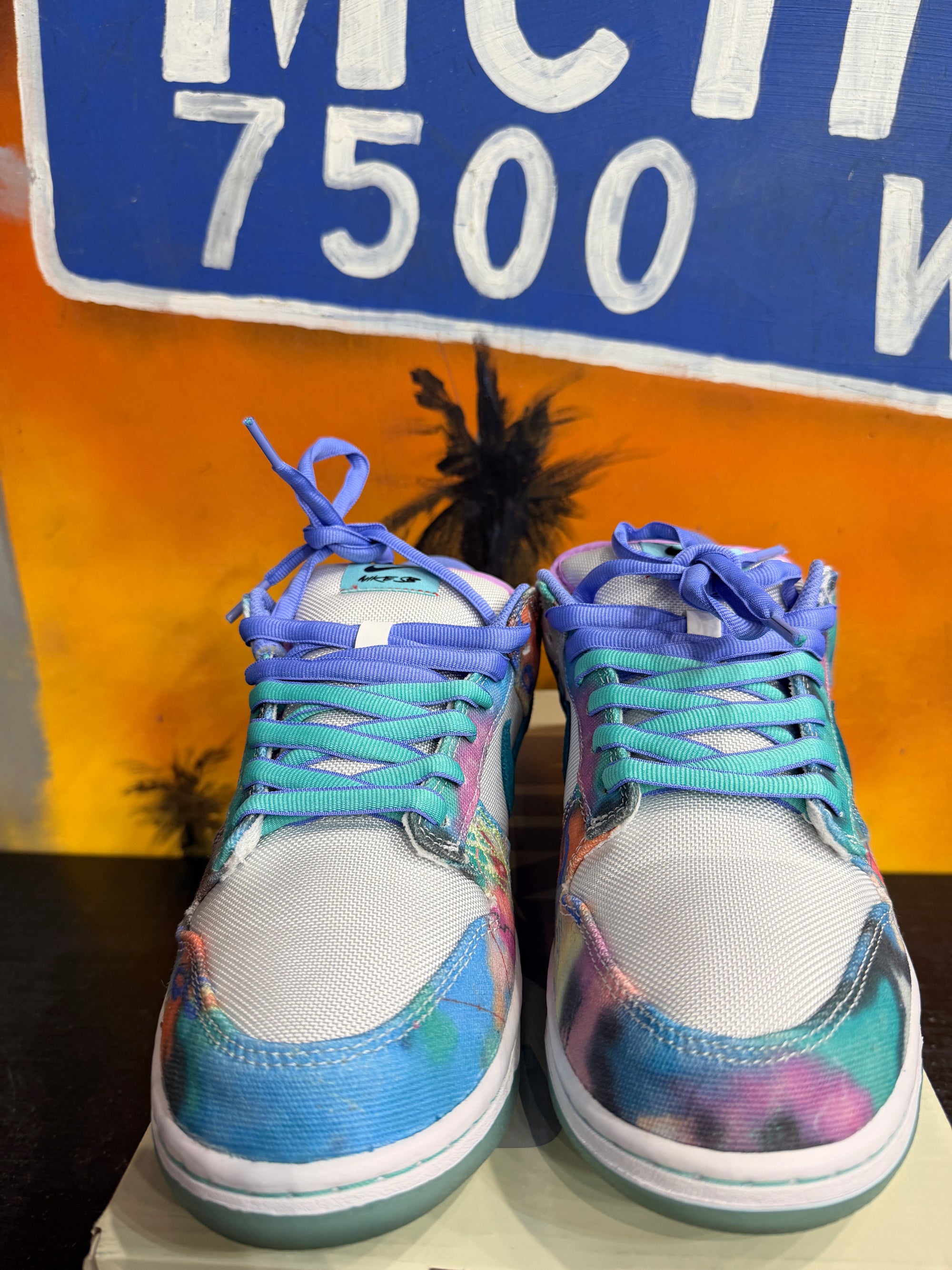 Nike SB Dunk Low Futura Laboratories Bleached Aqua