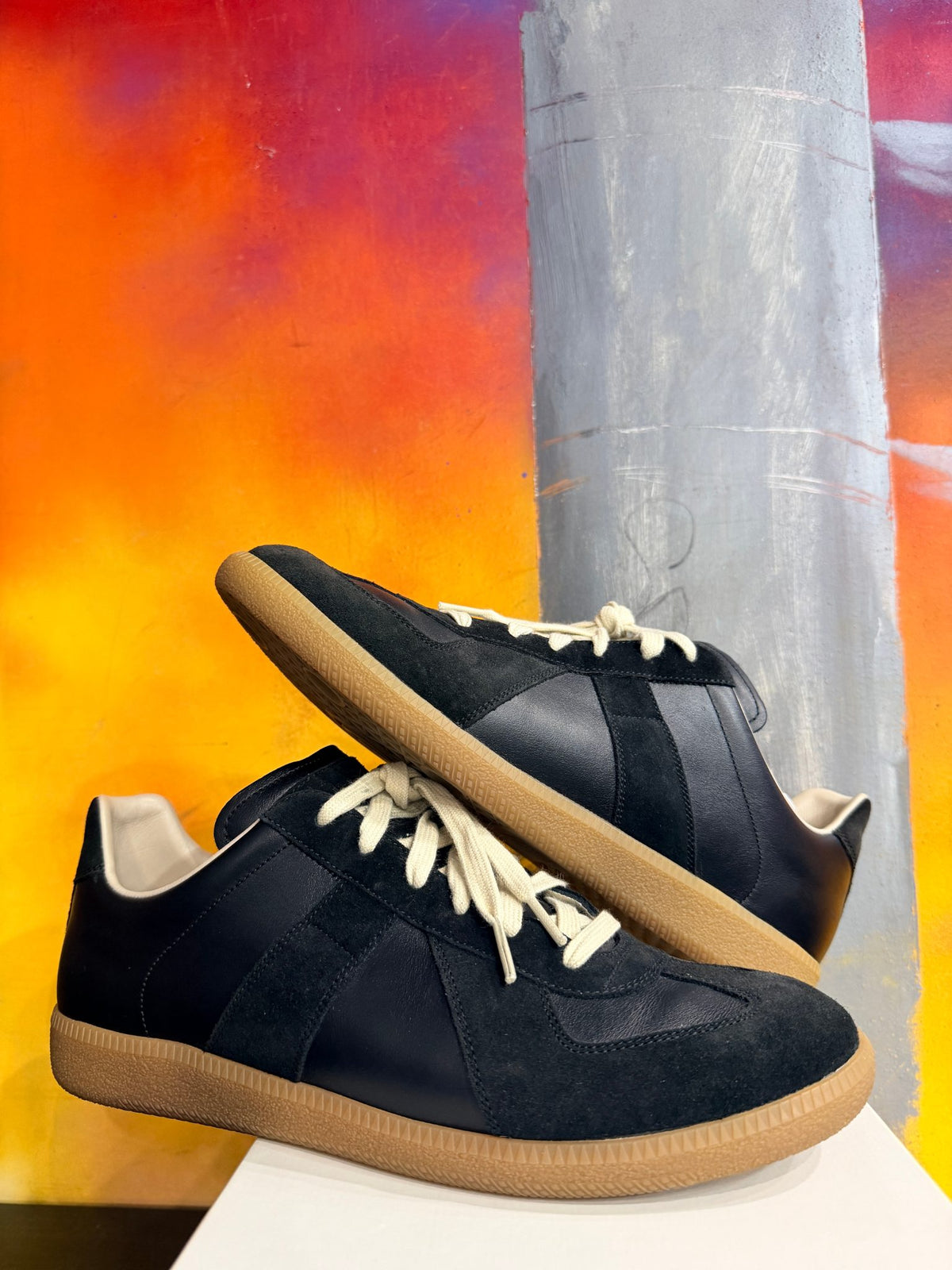 Maison Margiela Replica German Army Trainer (GATs) Black Gum