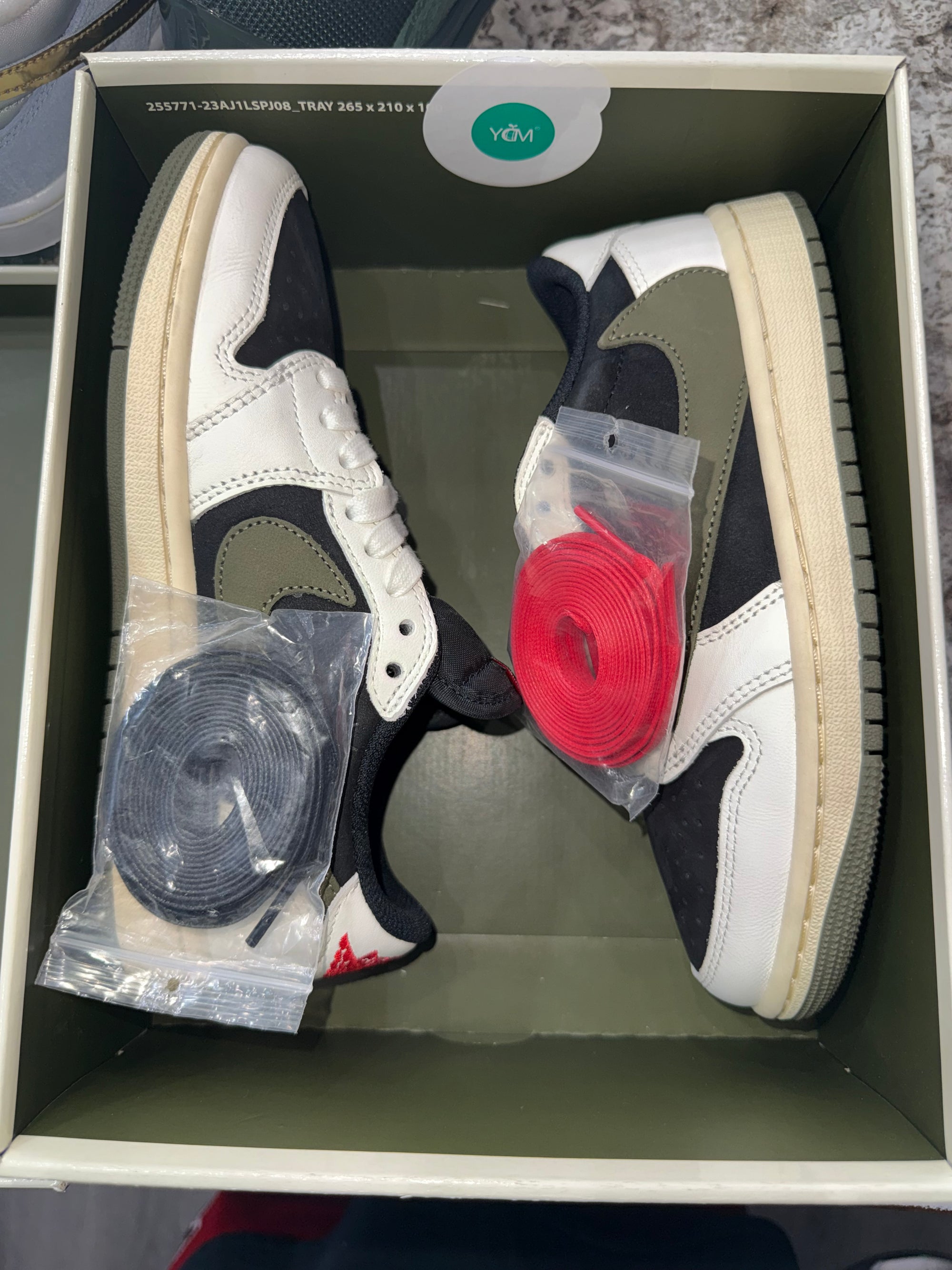 Jordan 1 Retro Low OG SP Travis Scott Olive (Women's)