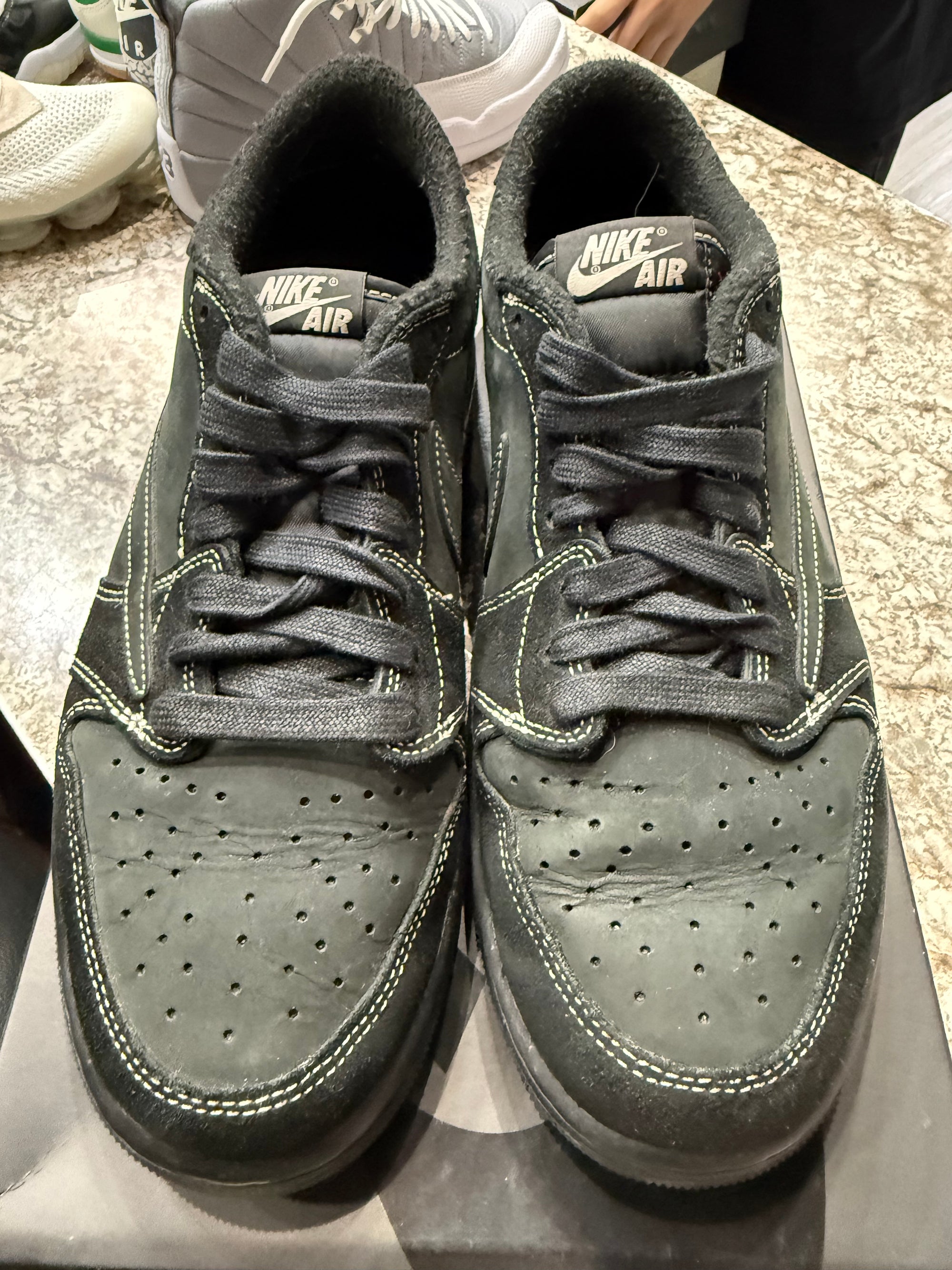 Jordan 1 Retro Low OG SP Travis Scott Black Phantom (DAMAGED BOX)