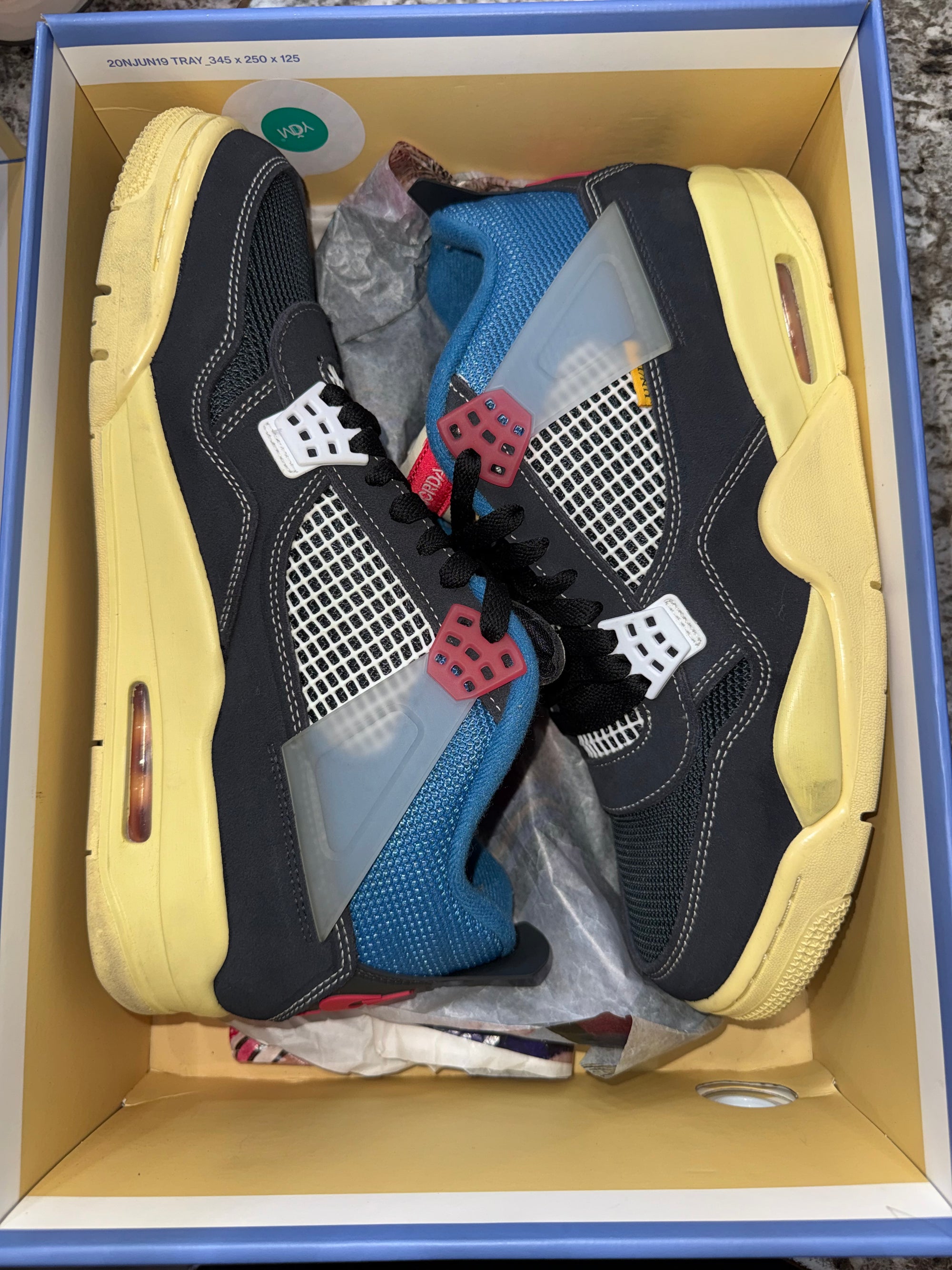 Jordan 4 Retro Union Off Noir
