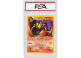 Dark Charizard-Holo 2000 Pokemon TCG Team Rocket #4/82 PSA 5