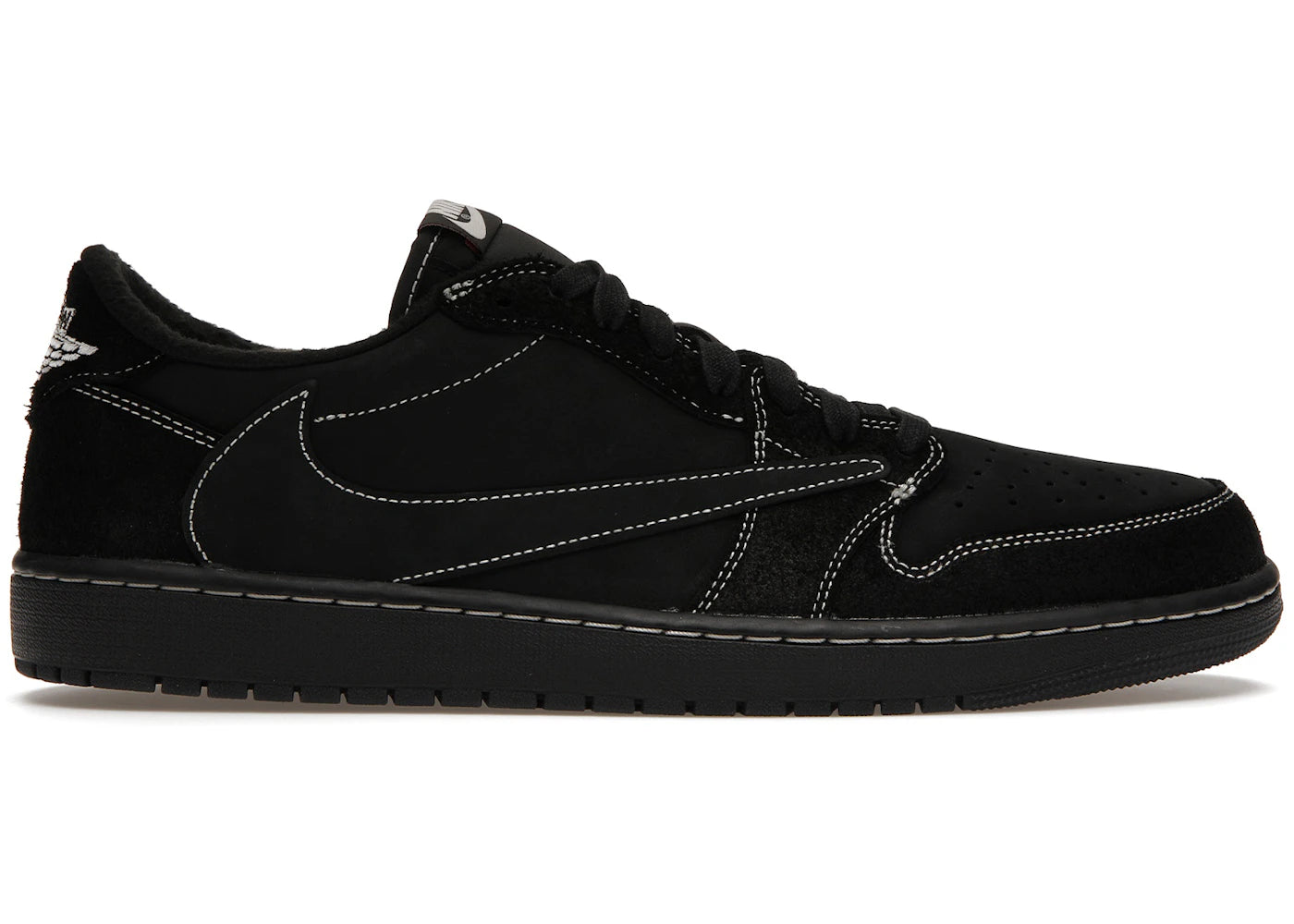 Jordan 1 Retro Low OG SP Travis Scott Black Phantom (Missing Lid)