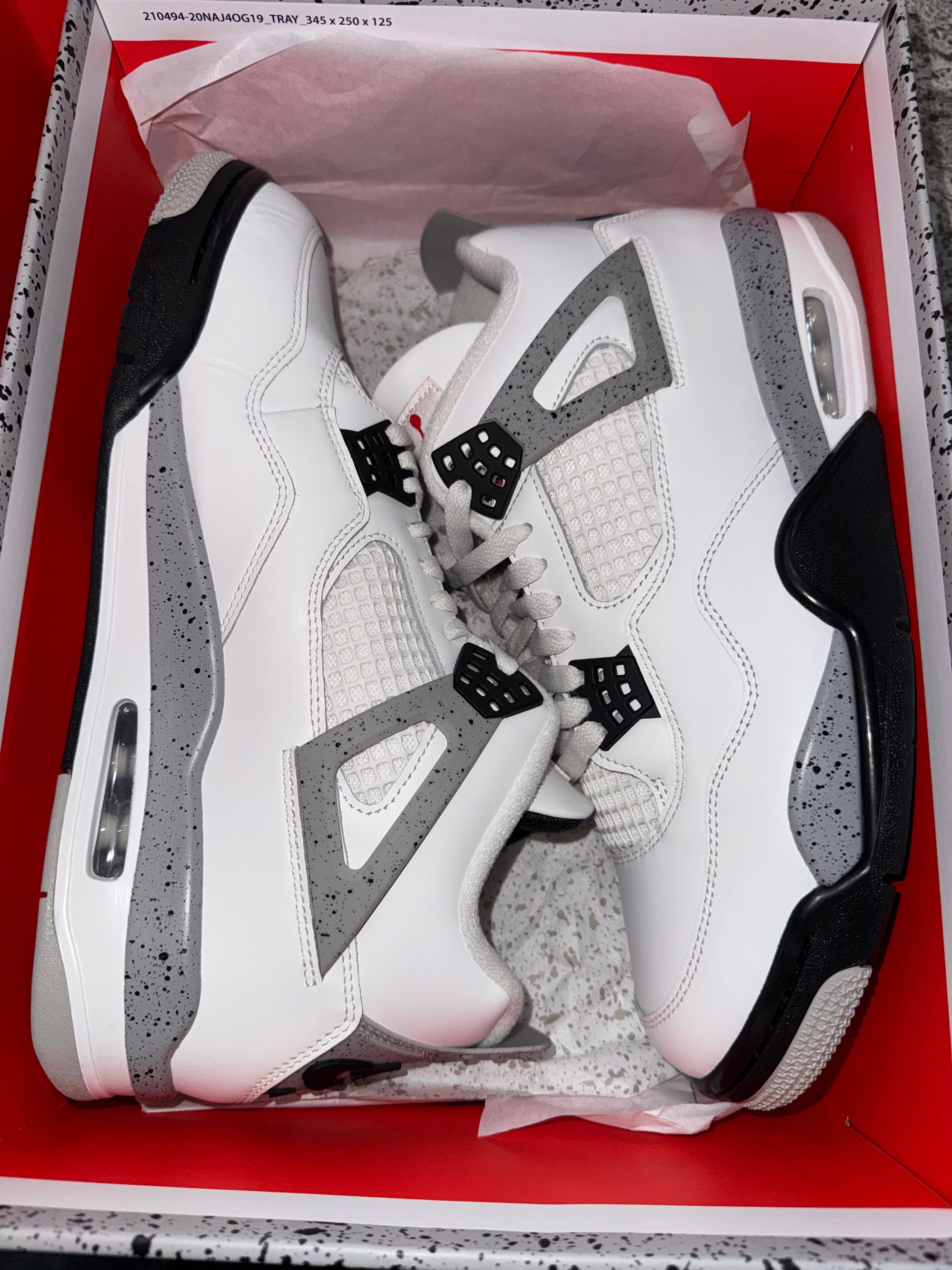 Jordan 4 Retro White Cement (2025)