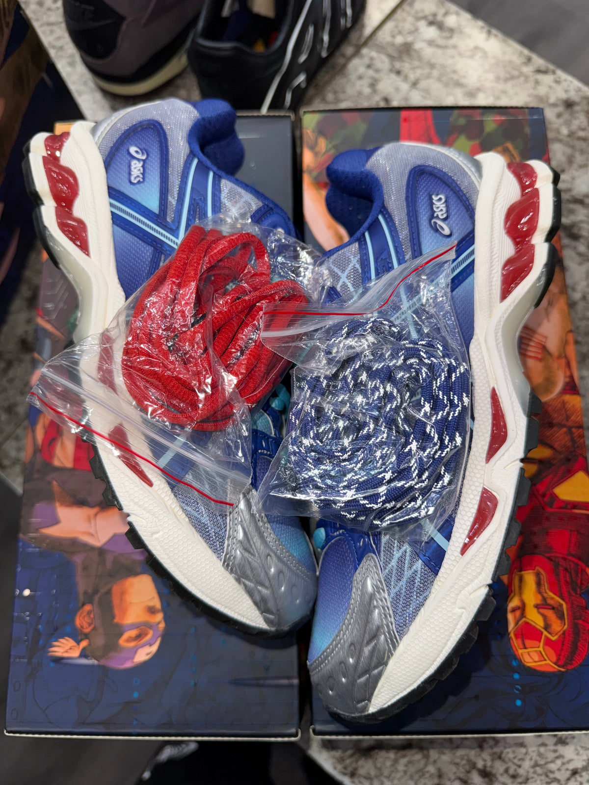 Humankind Unit Cards ASICS Gel-Nimbus 10.1 Kith Marvel vs. Capcom Iron Man vs. Mega Man Sea ...