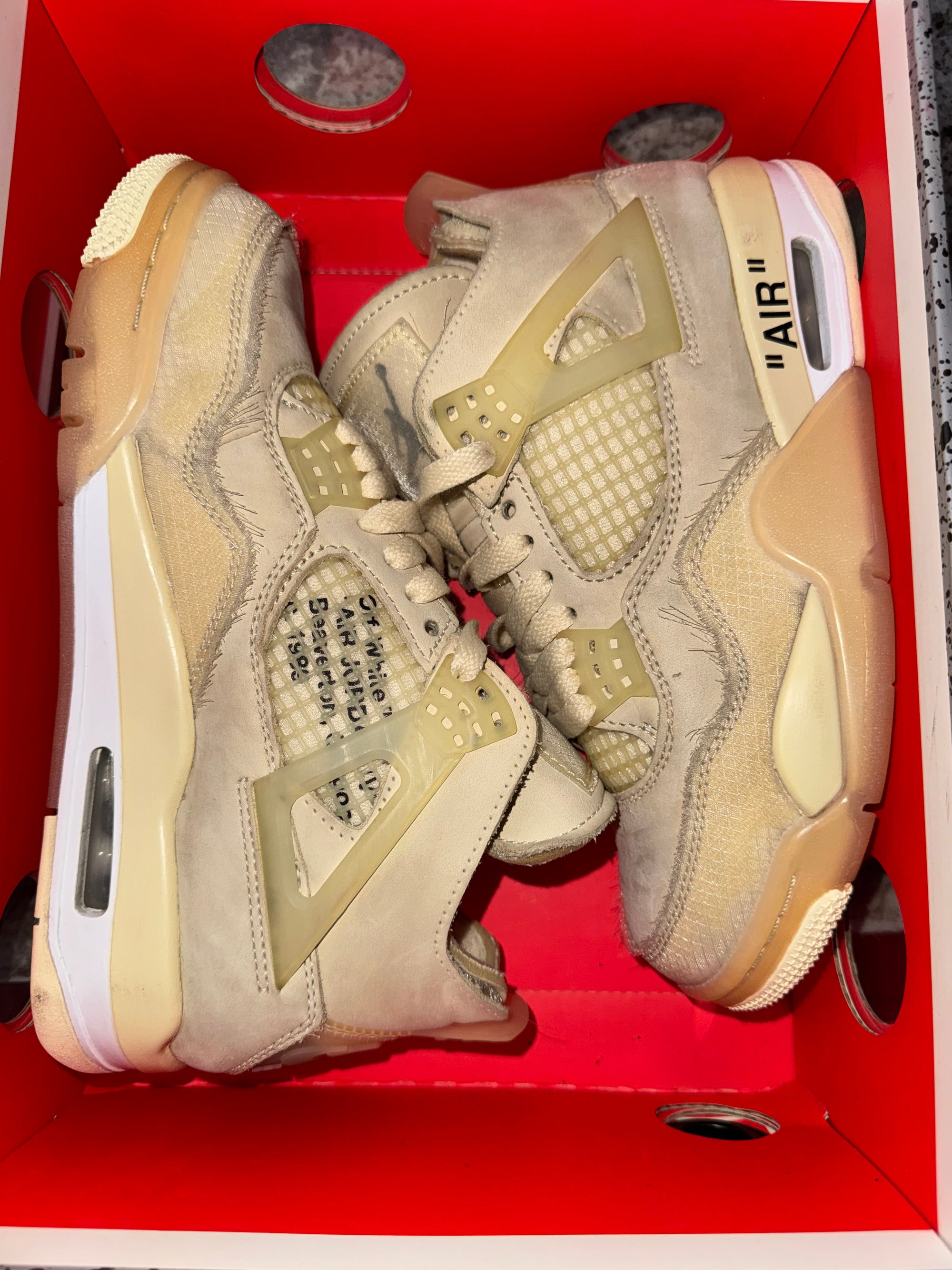 Jordan 4 Retro Off-White Sail (Women's)
