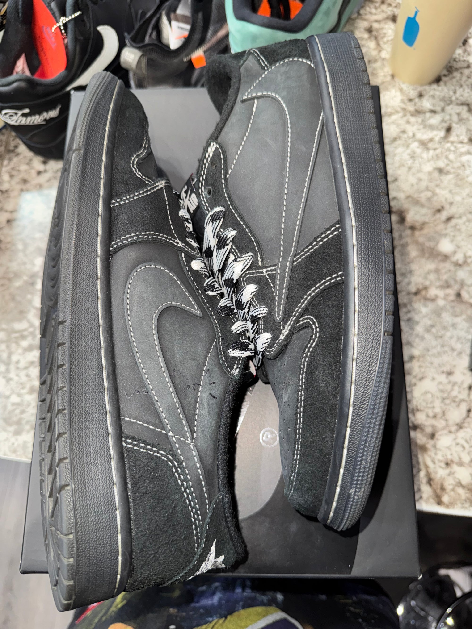 Jordan 1 Retro Low OG SP Travis Scott Black Phantom