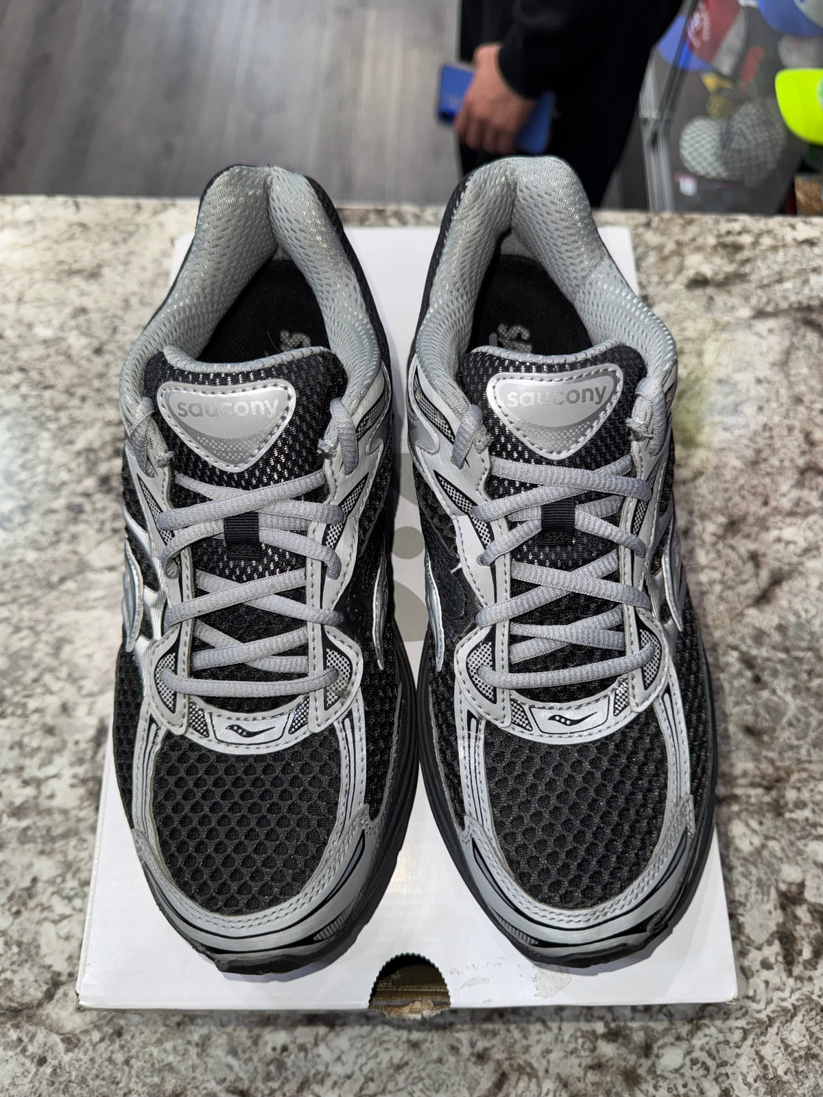 Saucony ProGrid Omni 9 Black Silver Grey