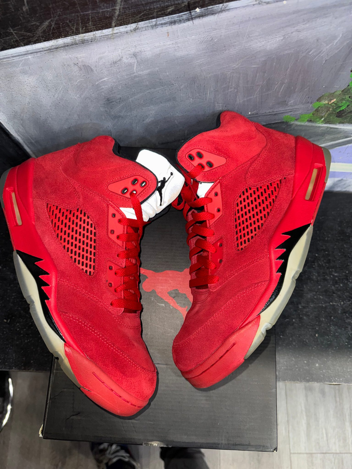 Jordan 5 Retro Red Suede