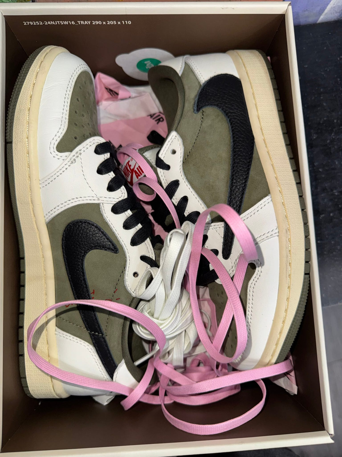 Jordan 1 Retro Low OG SP Travis Scott Medium Olive