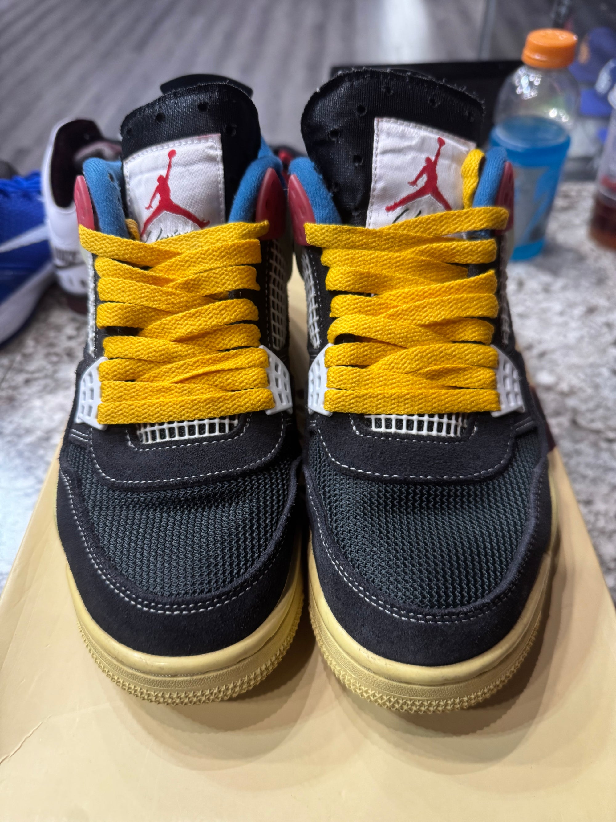 Jordan 4 Retro Union Off Noir (Damaged Box)