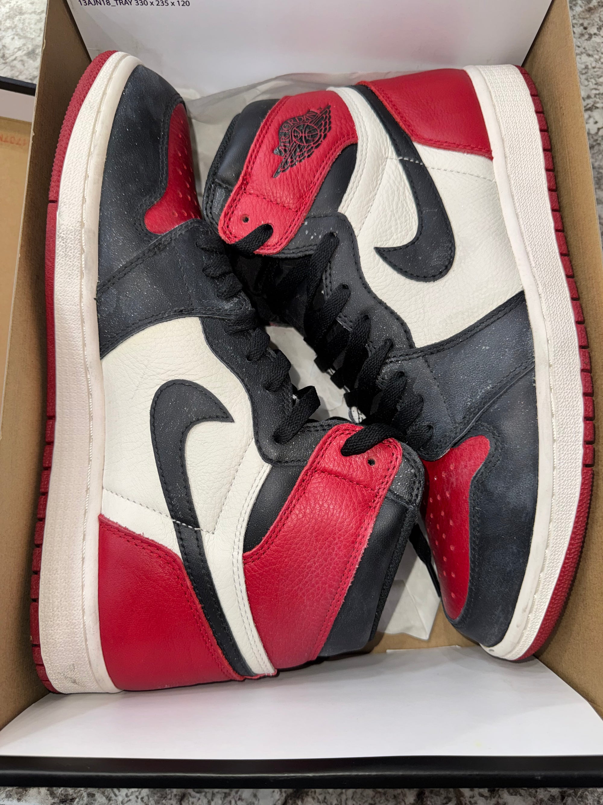 Jordan 1 Retro High Bred Toe