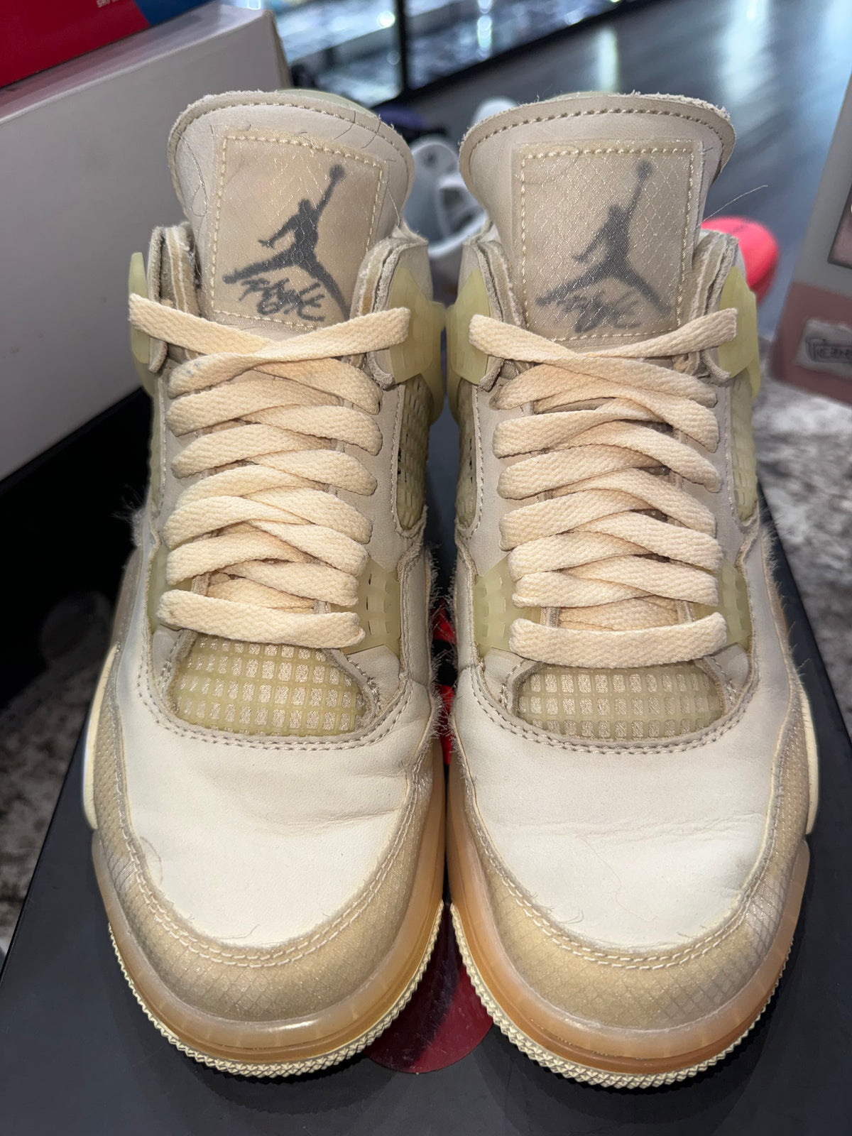 Jordan 4 Retro Off-White Sail (Women's)