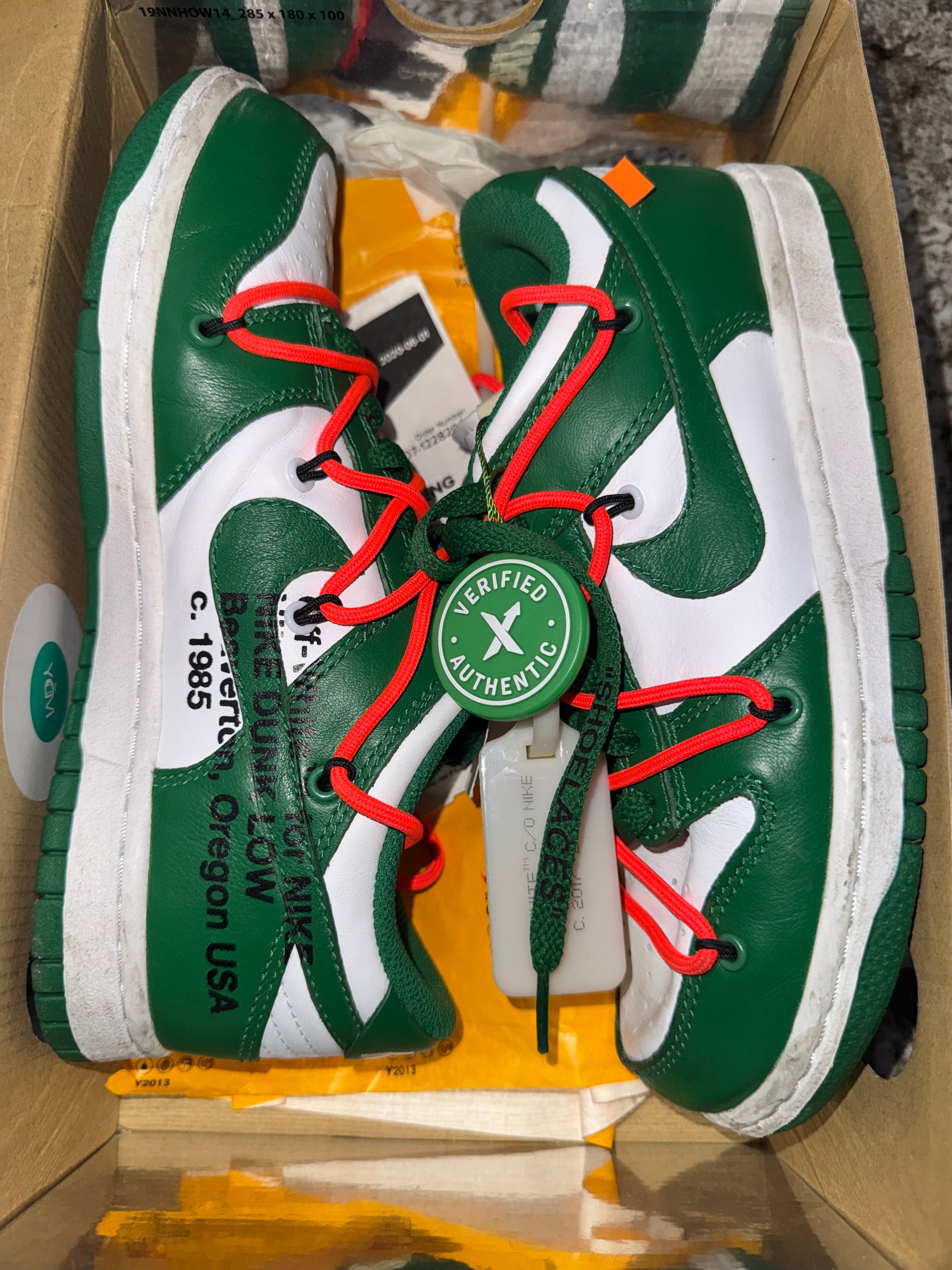 Nike Dunk Low Off-White Pine Green