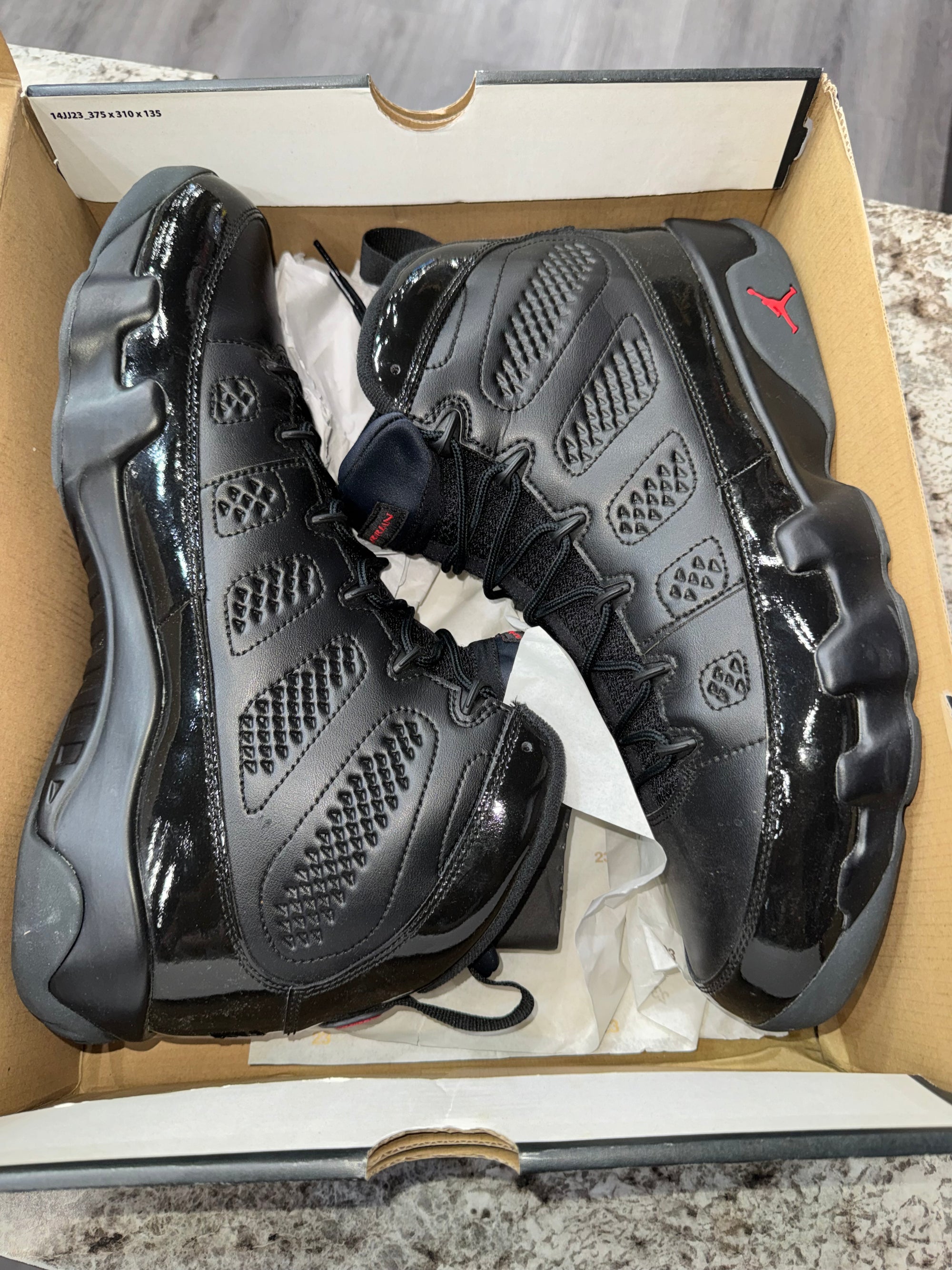 Jordan 9 Retro Bred Patent