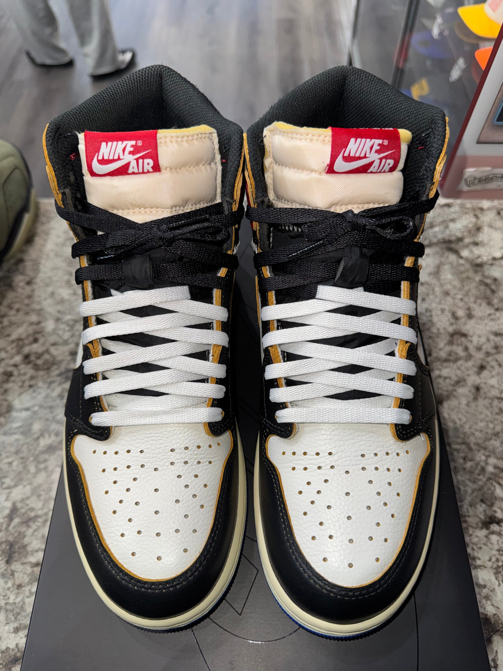 Jordan 1 Retro High OG SP Fragment x Union LA Varsity Red Sport Royal