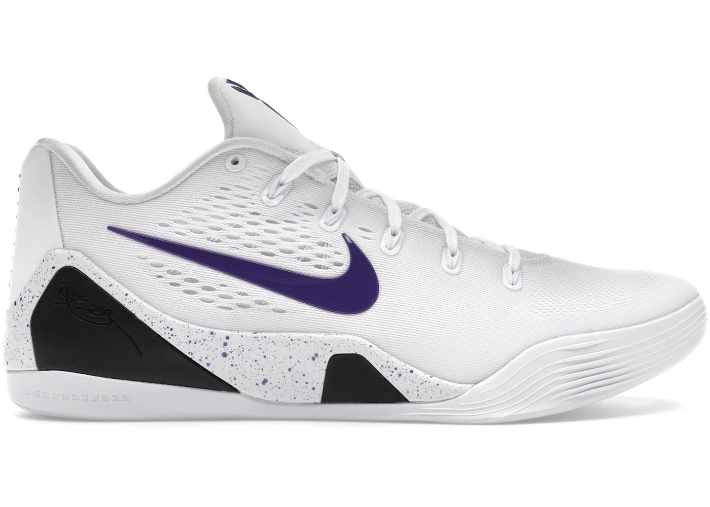 Nike Kobe 9 Elite Low EM Protro White Court Purple