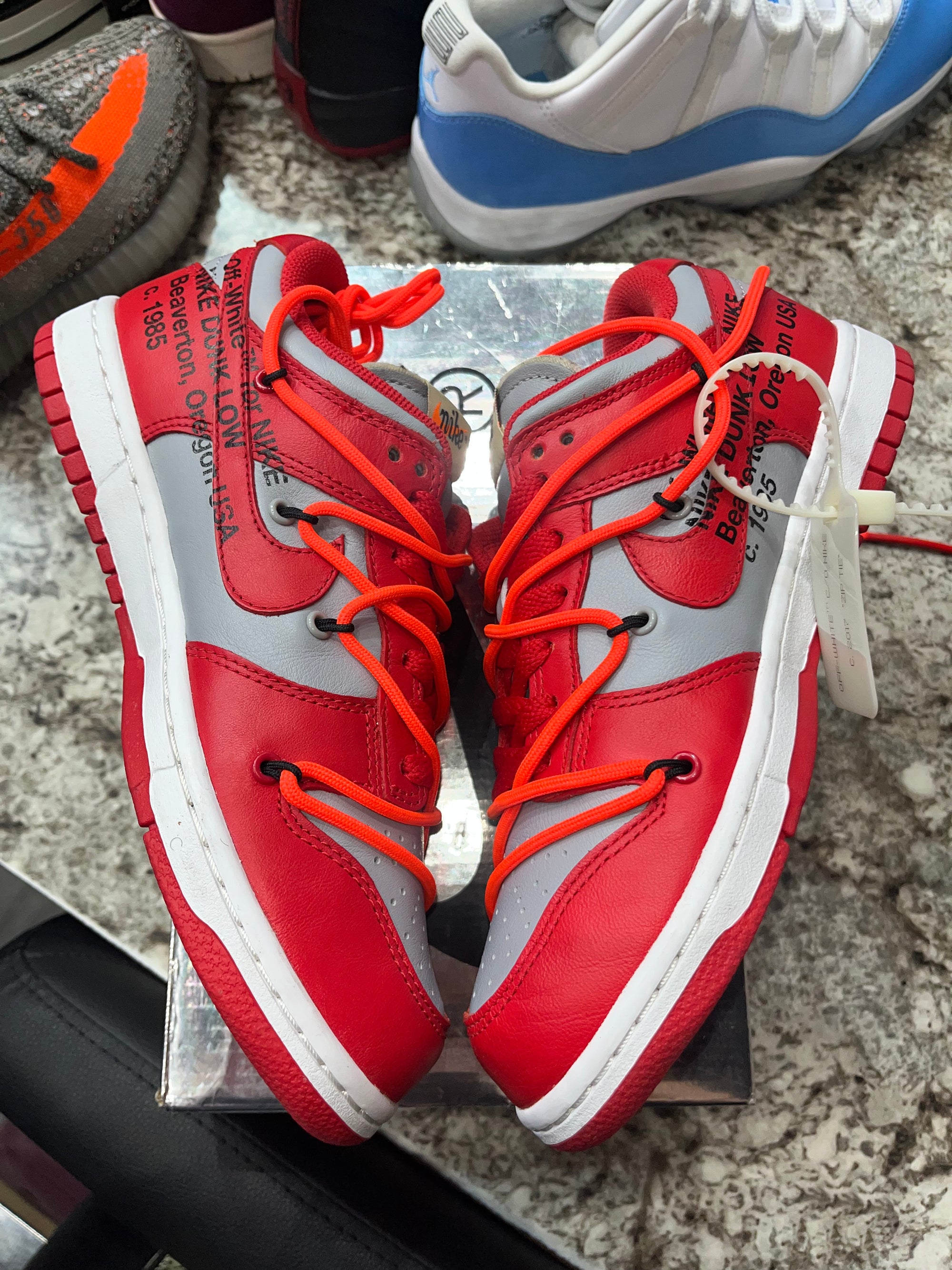 Nike Dunk Low Off-White University Red