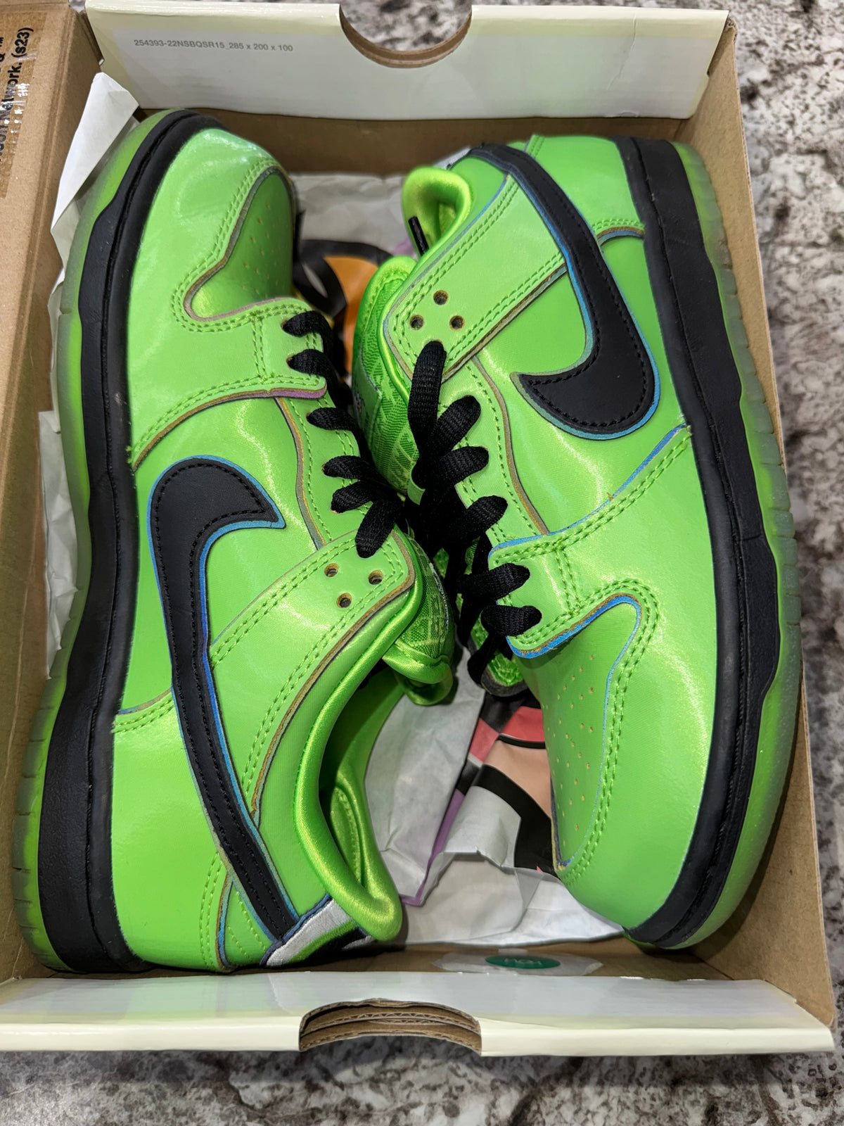 Nike SB Dunk Low The Powerpuff Girls Buttercup