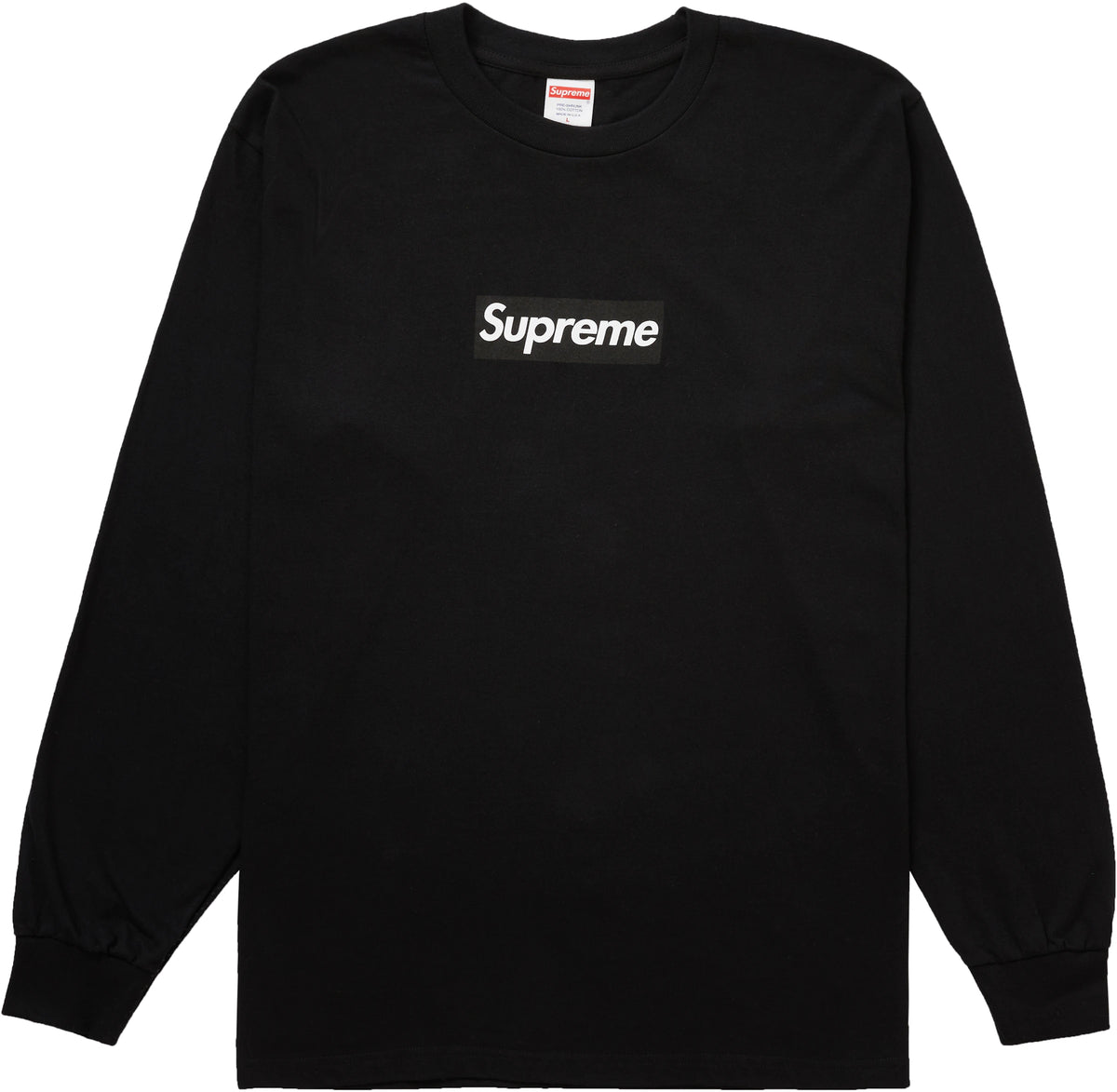 Supreme Box Logo L/S Tee Black