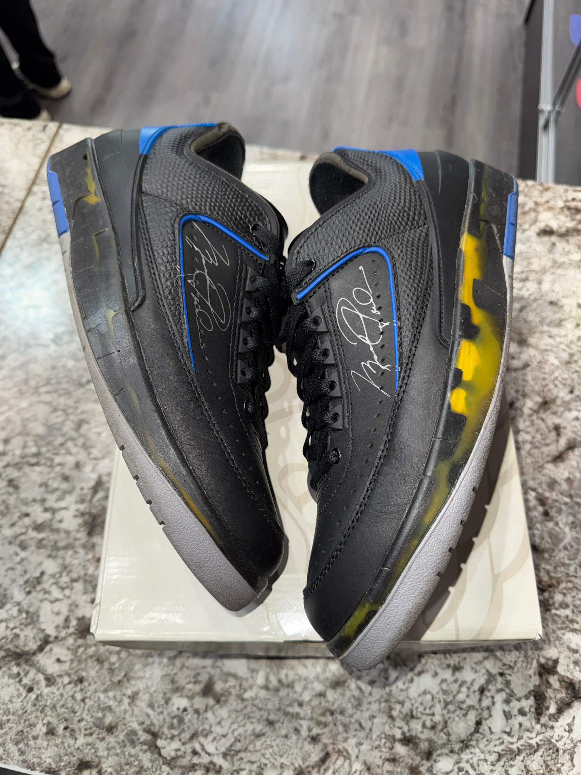 Jordan 2 Retro Low SP Off-White Black Blue