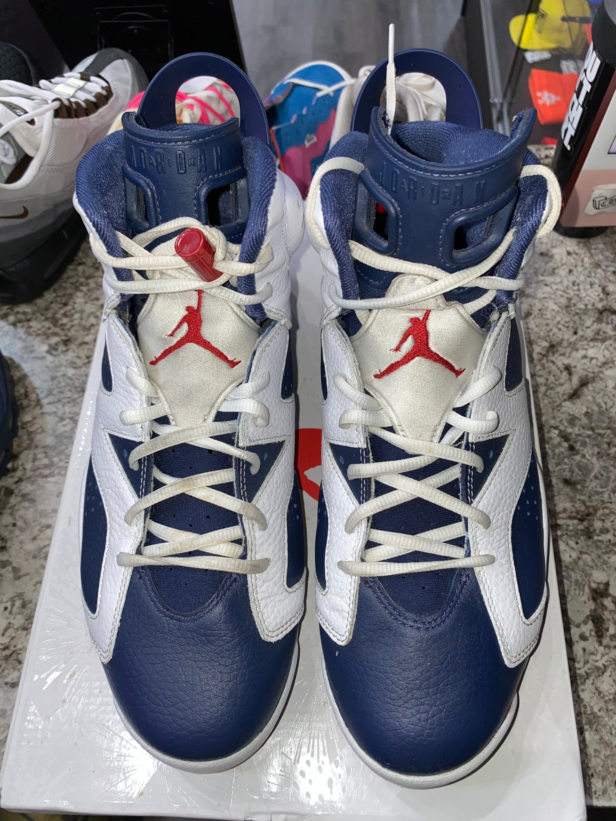 Jordan 6 Retro Olympic (2024) (DAMAGED BOX)