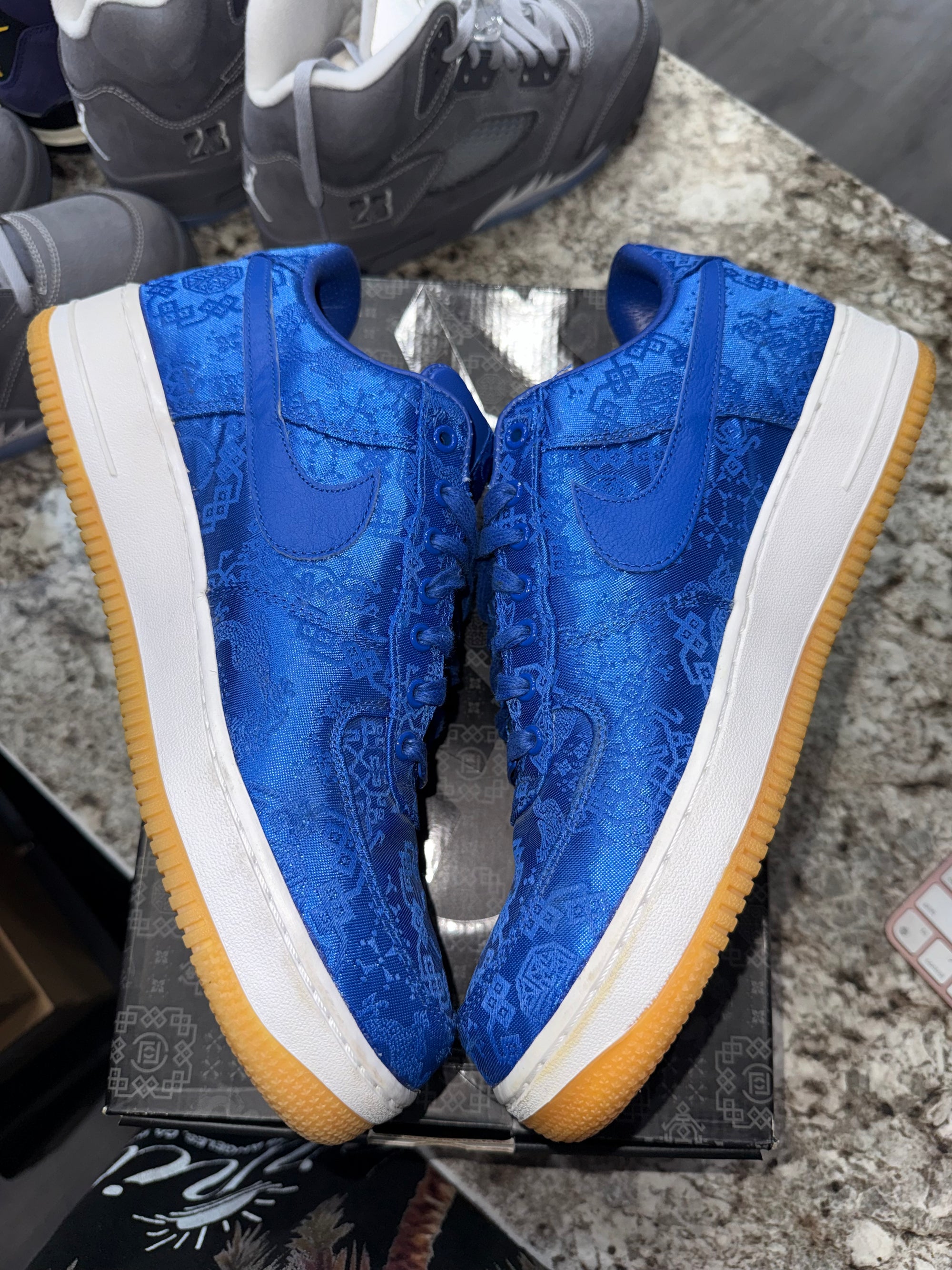 Nike Air Force 1 Low CLOT Blue Silk
