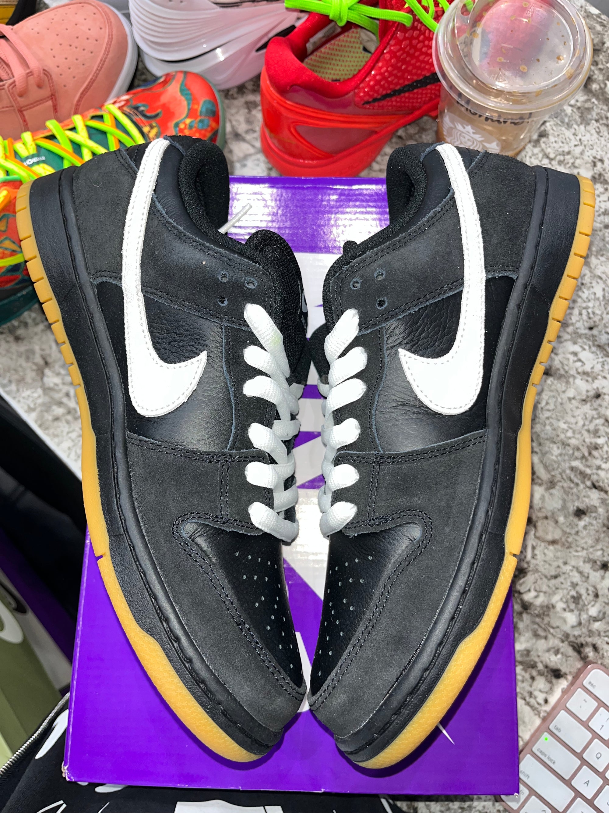 Nike Dunk Low Pro SB Black White Gum