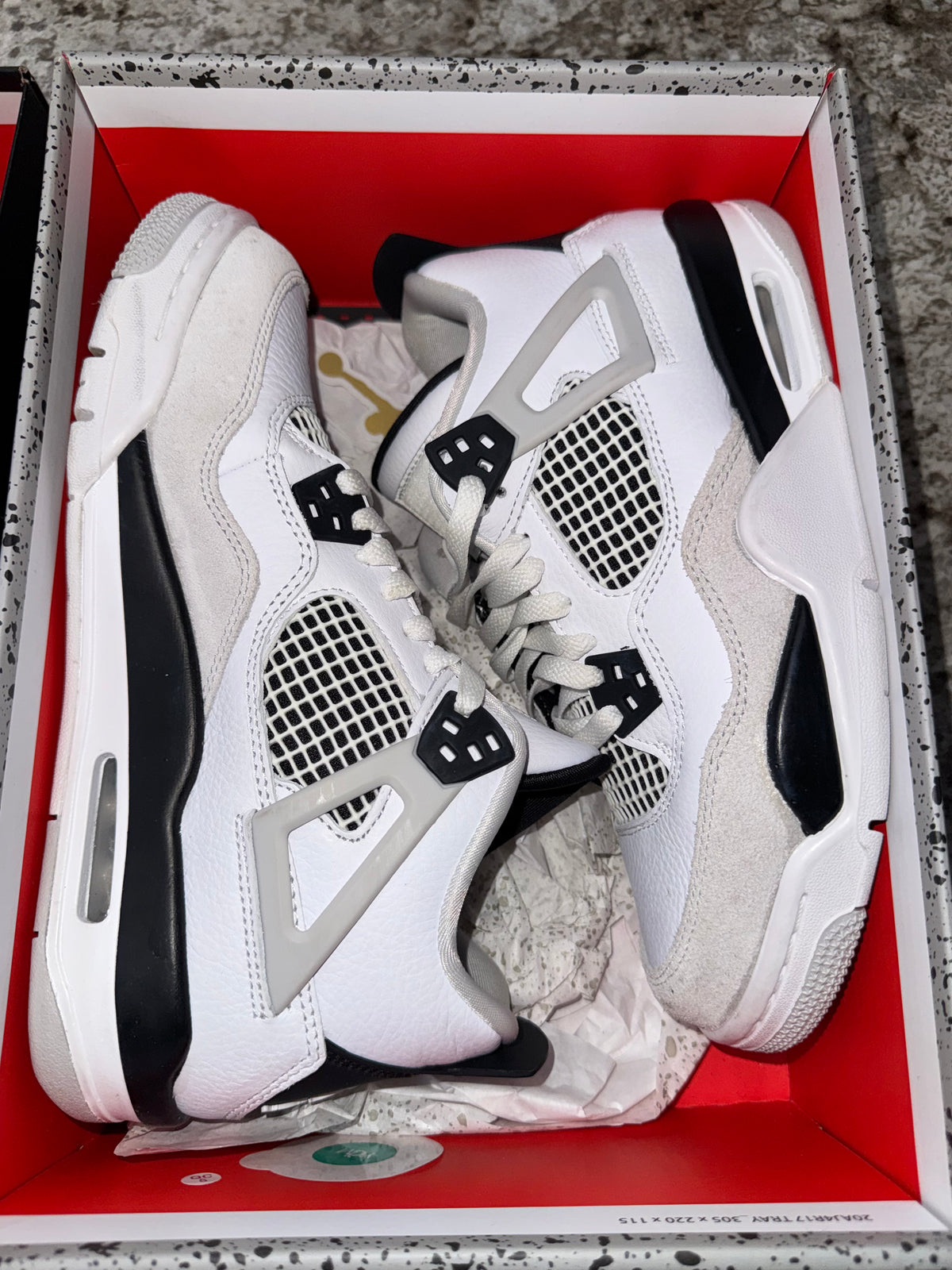 Jordan 4 Retro Military Black (GS)