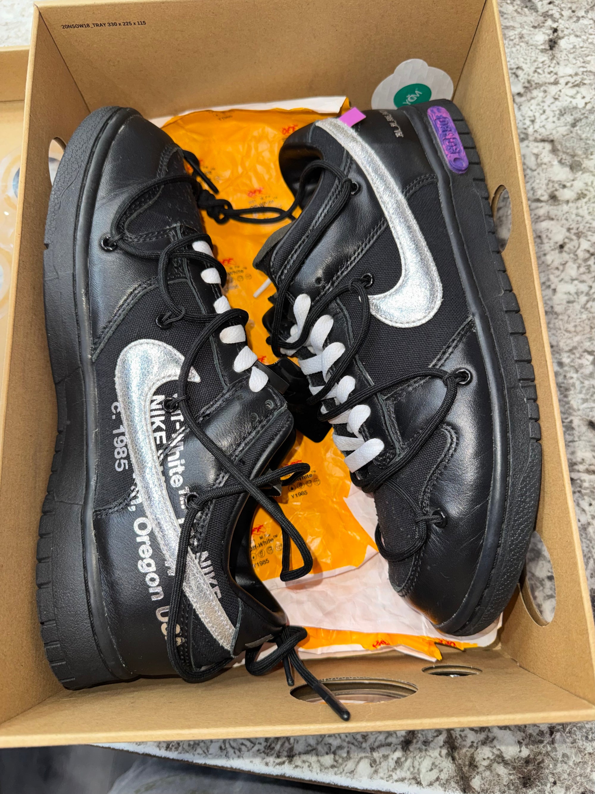 Nike Dunk Low Off-White Lot 50
