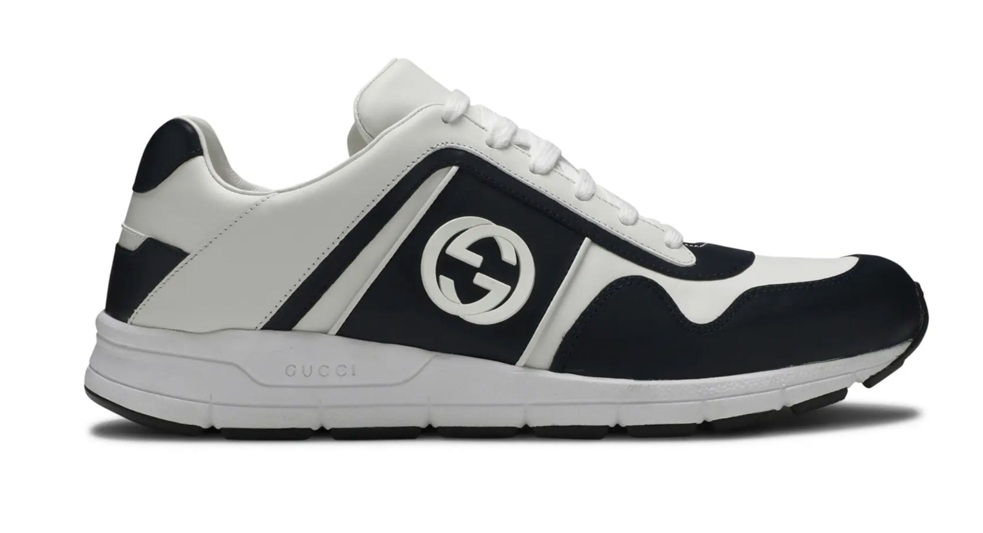 Gucci Leather Low Top Sky Blue