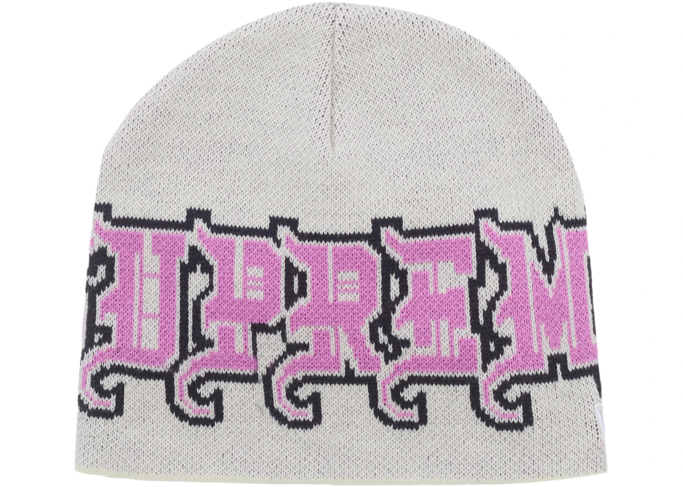 Supreme New Era Outline Beanie White