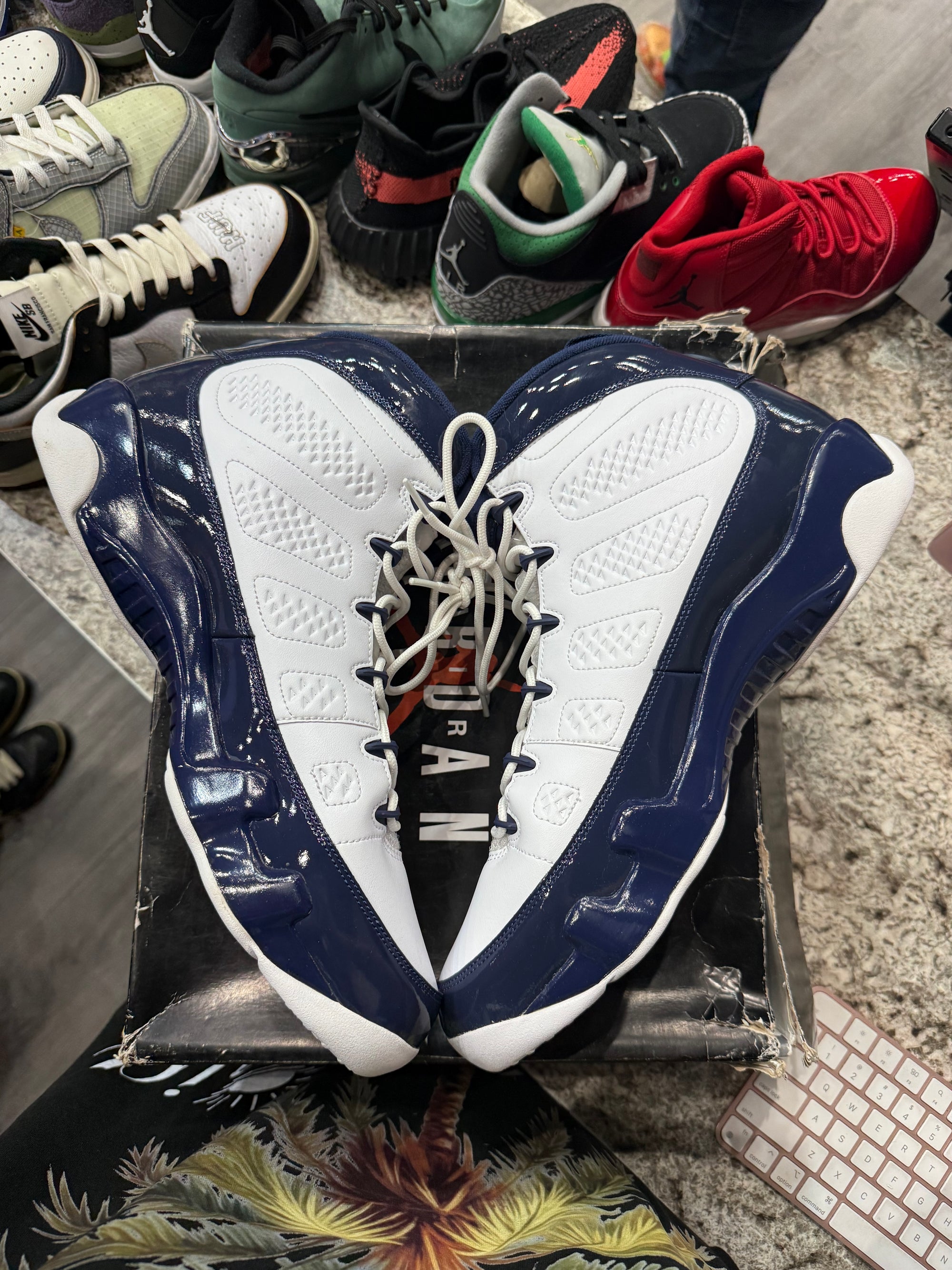 Jordan 9 Retro Pearl Blue