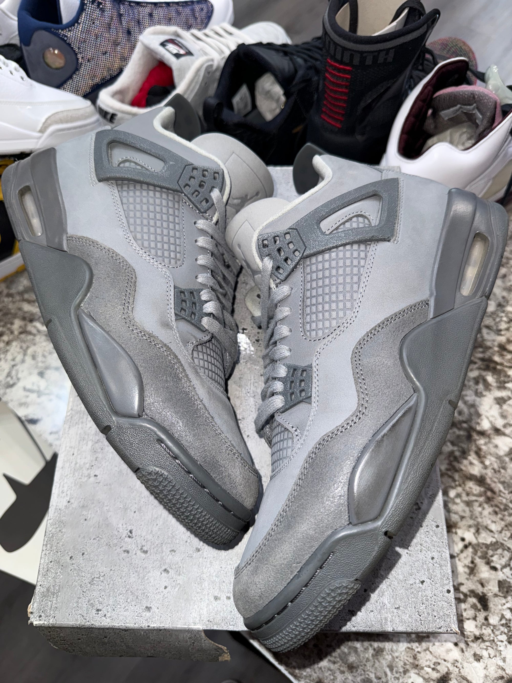 Jordan 4 Retro SE Paris Olympics Wet Cement