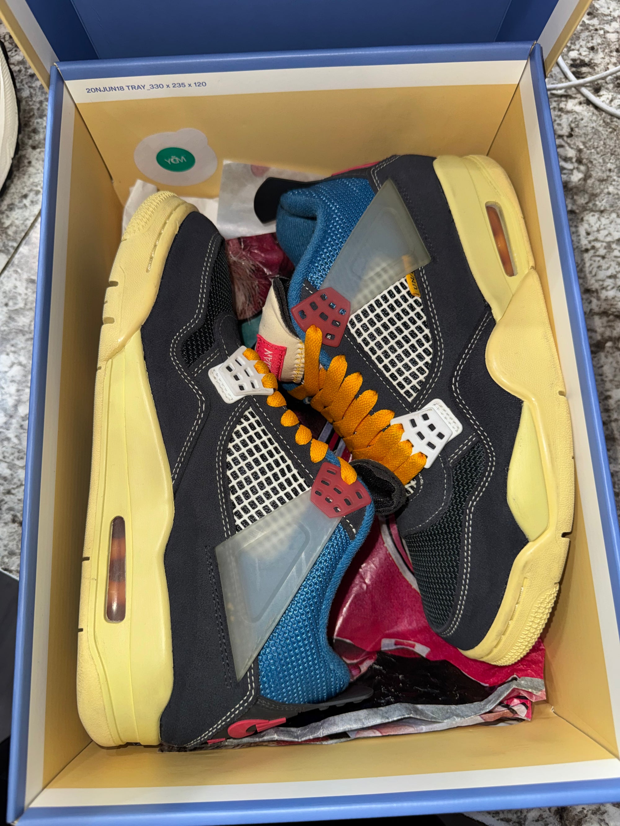 Jordan 4 Retro Union Off Noir