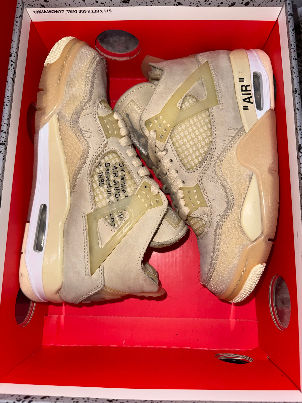 Jordan 4 Retro Off-White Sail (Women's)