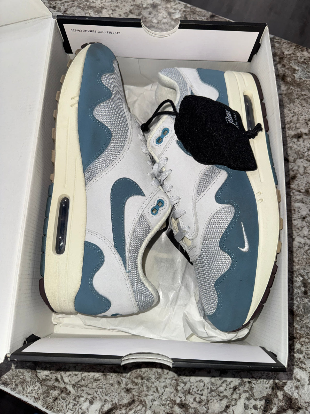 Nike Air Max 1 Patta Waves Noise Aqua (with Bracelet)
