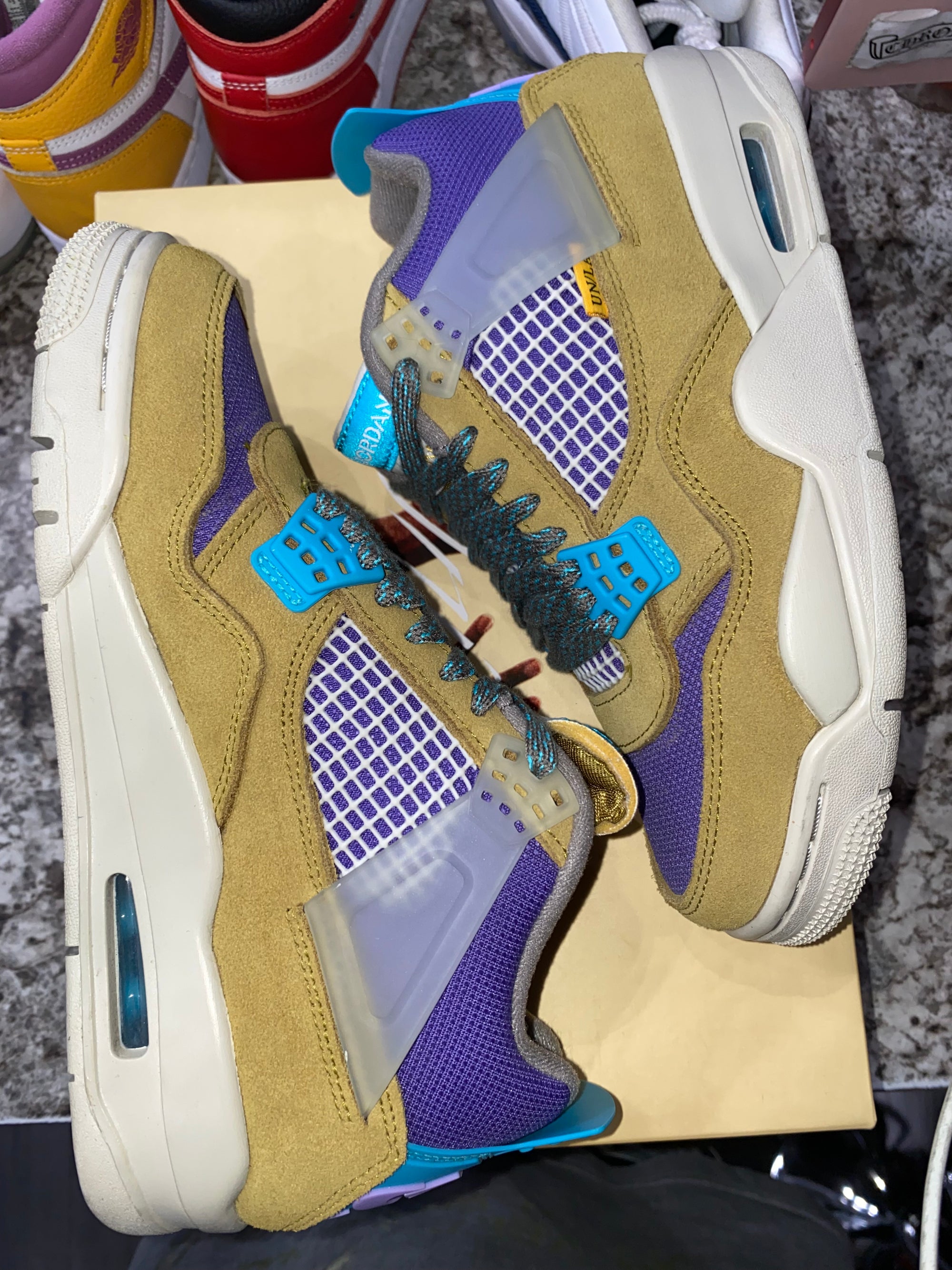 Jordan 4 Retro SP 30th Anniversary Union Desert Moss