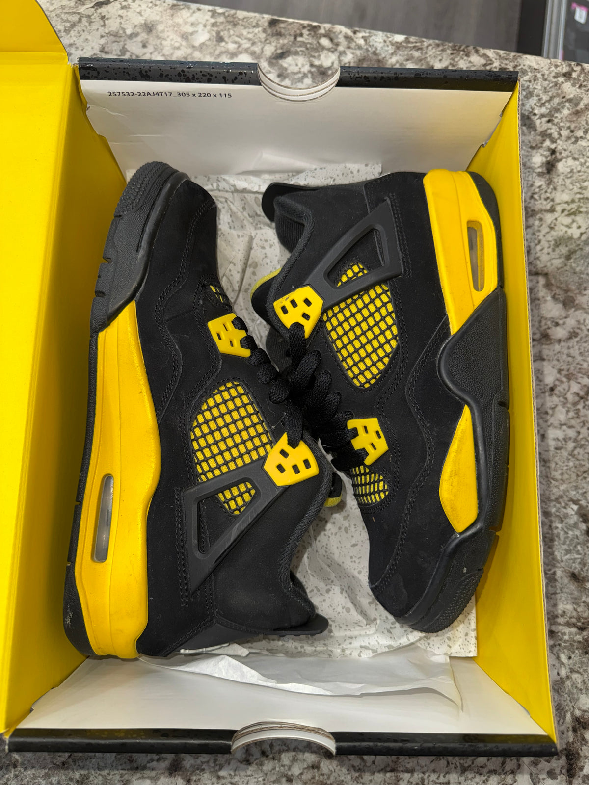 Jordan 4 Retro Thunder (2023) (GS)