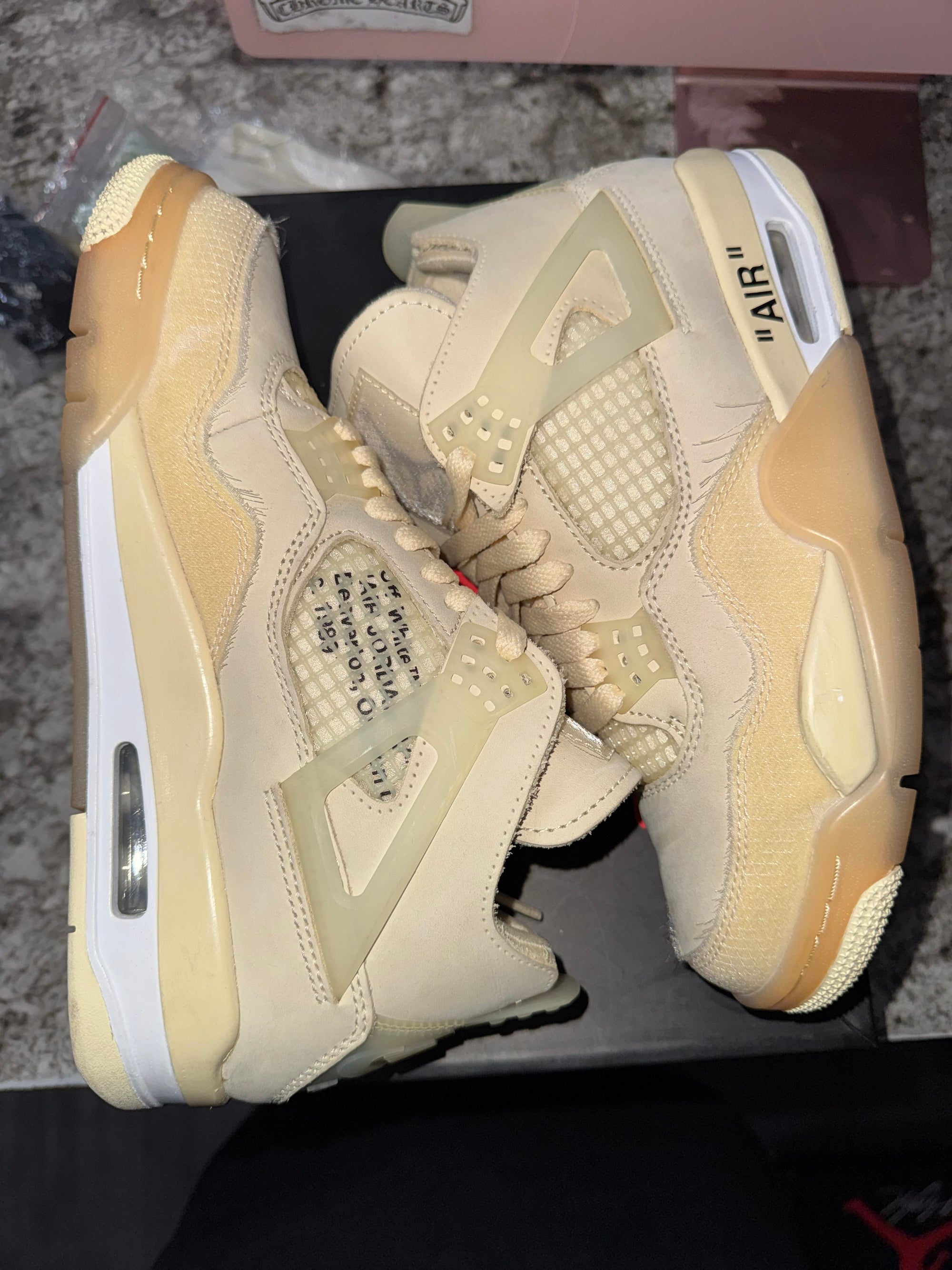 Jordan 4 Retro Off-White Sail (Women's)
