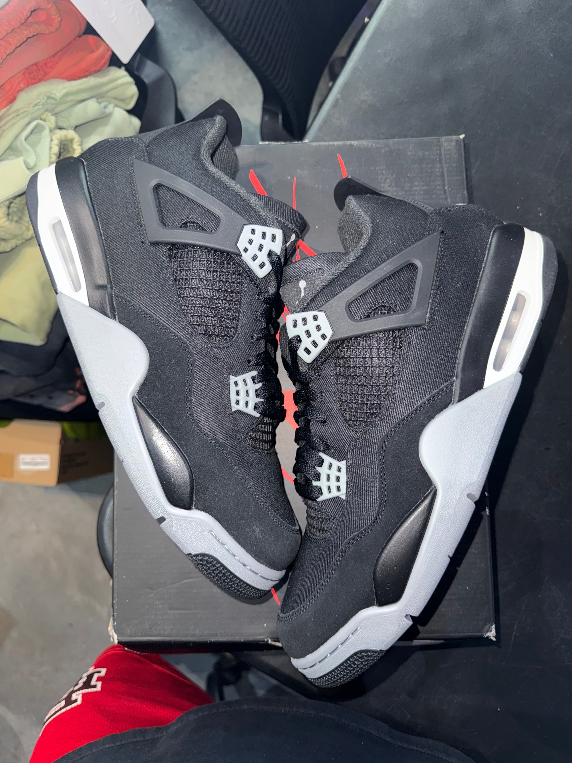 Jordan 4 Retro SE Black Canvas
