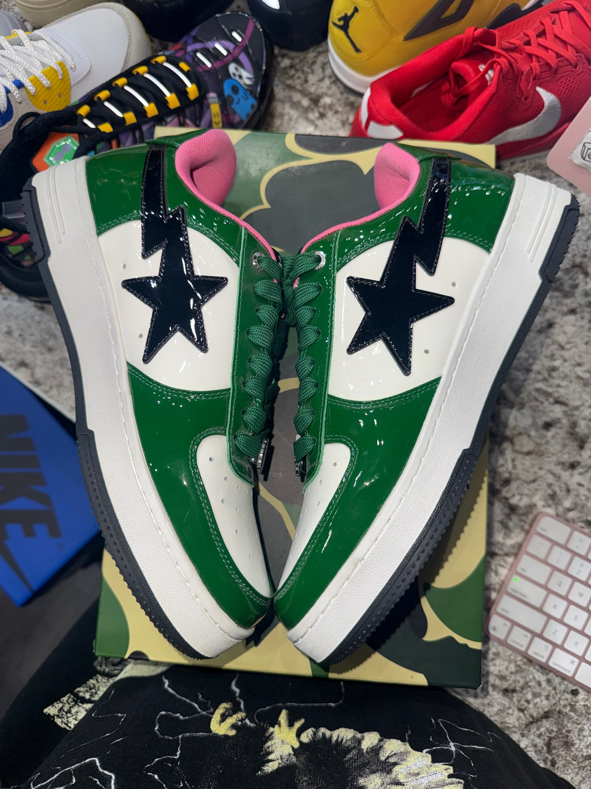 A Bathing Ape Bape Sta #1 Green